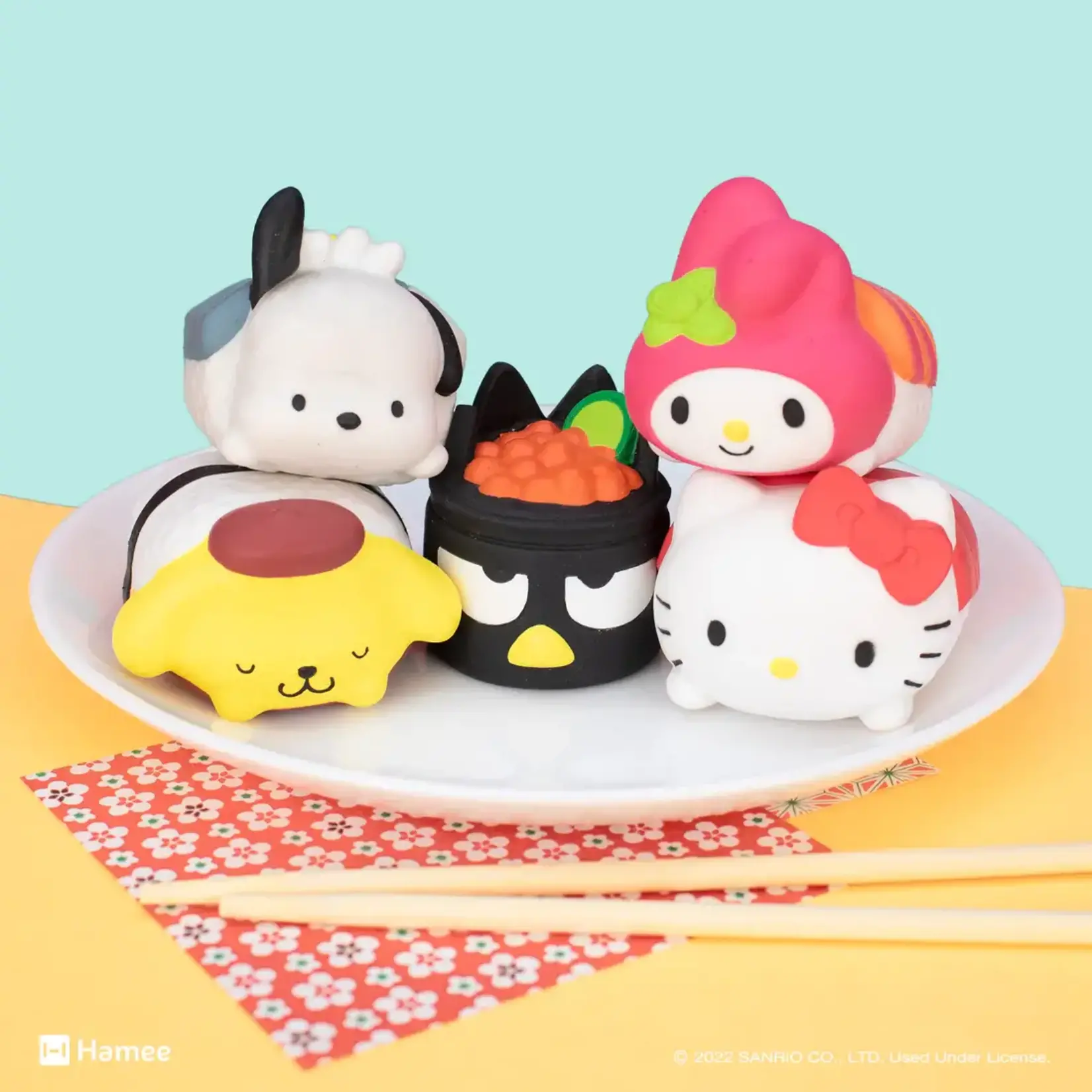 Sanrio Capsule Squishies - Hello Kitty & Friends Sushi (Series 4)