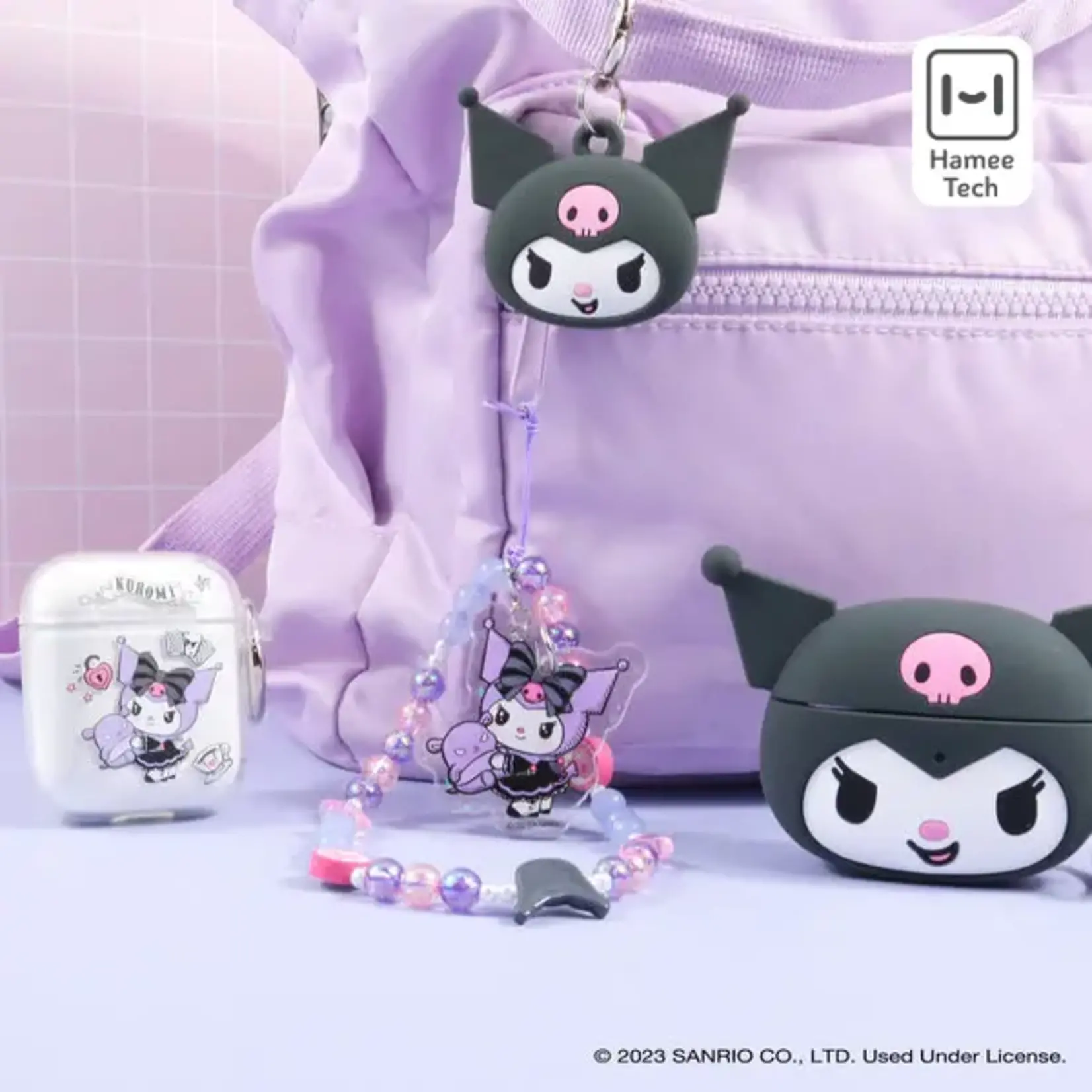 Sanrio Sanrio Beaded Charm Wrist Strap - Kuromi - Lolita