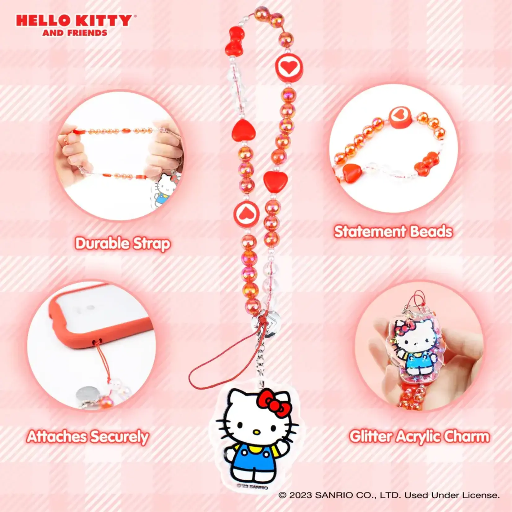 Hello Kitty Shoelace Bracelets Beads Charms Create Your Own Sanrio