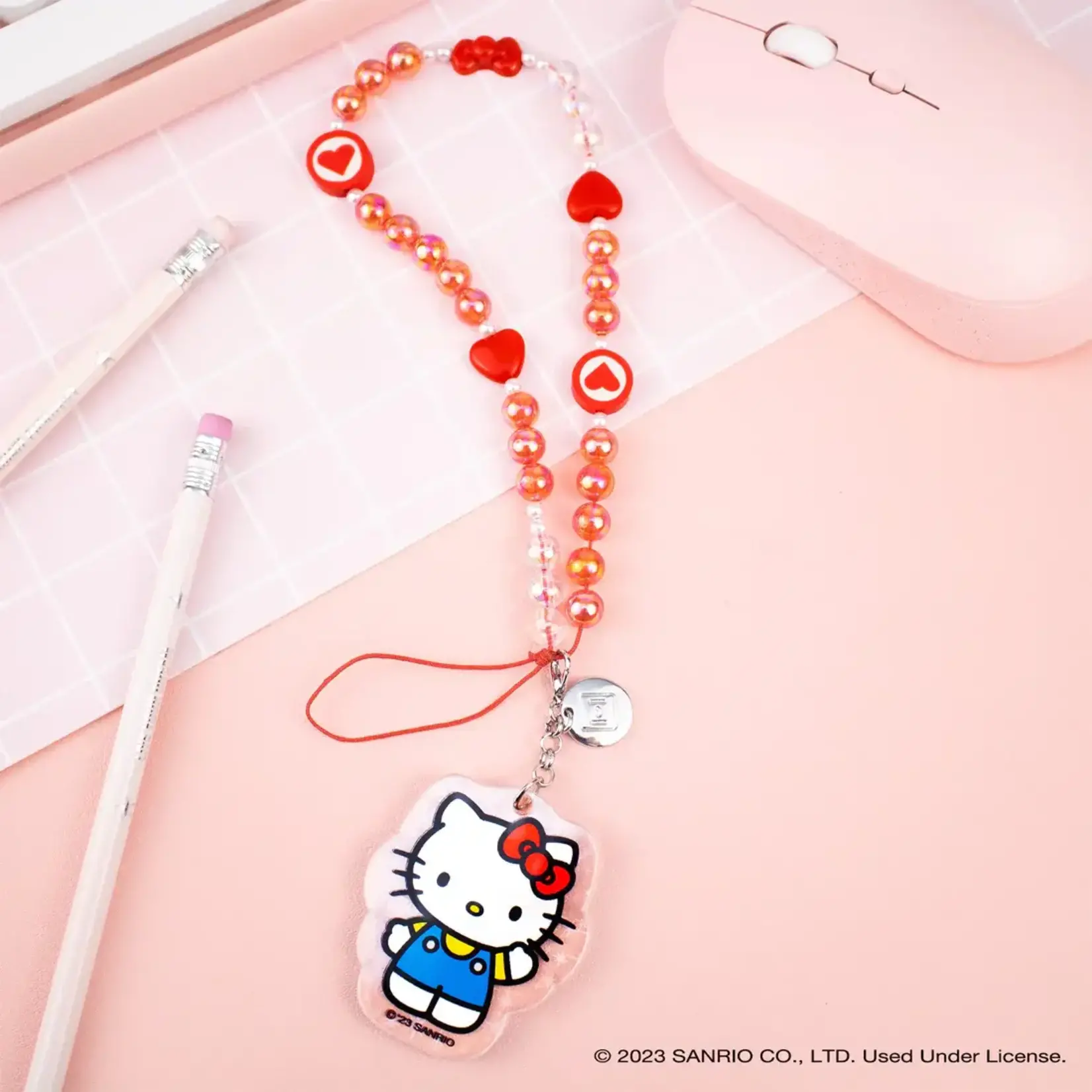 Sanrio Sanrio Beaded Charm Wrist Strap - Hello Kitty