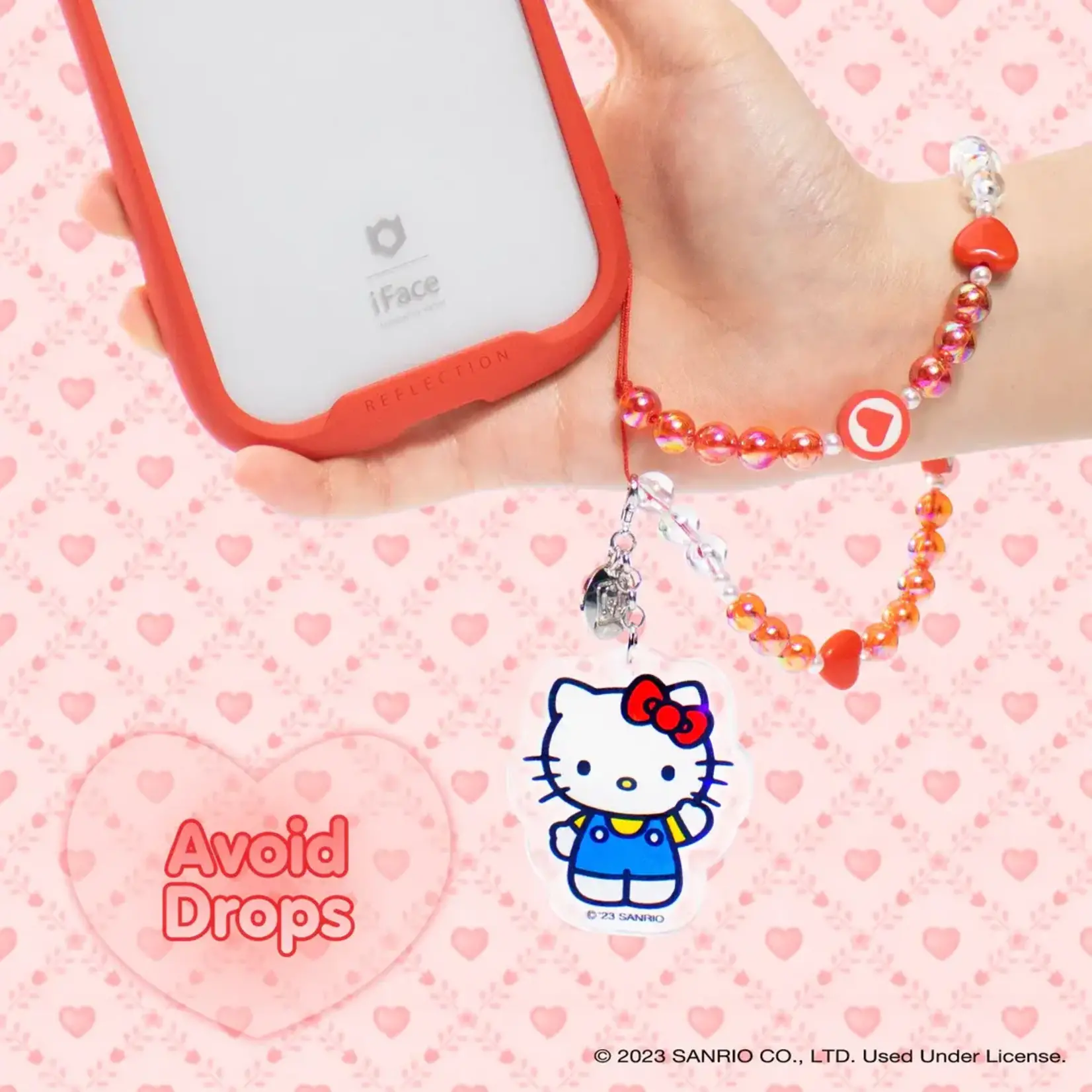 Sanrio Sanrio Beaded Charm Wrist Strap - Hello Kitty