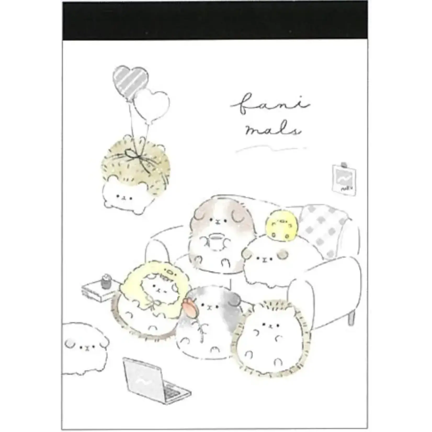 Crux Fanimals Animal Sofa Mini Notepads - 112049