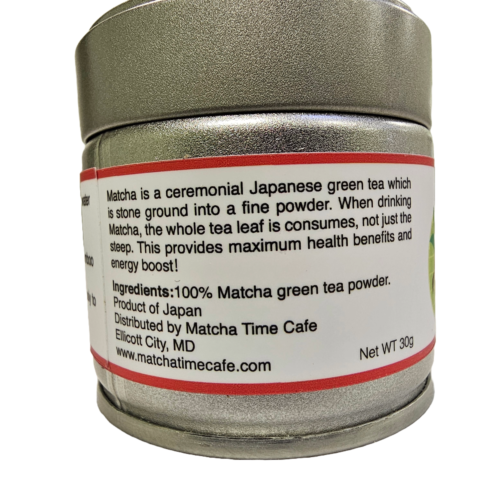 Matcha Time Cafe MTC "Premium Matcha" Ceremonial Grade