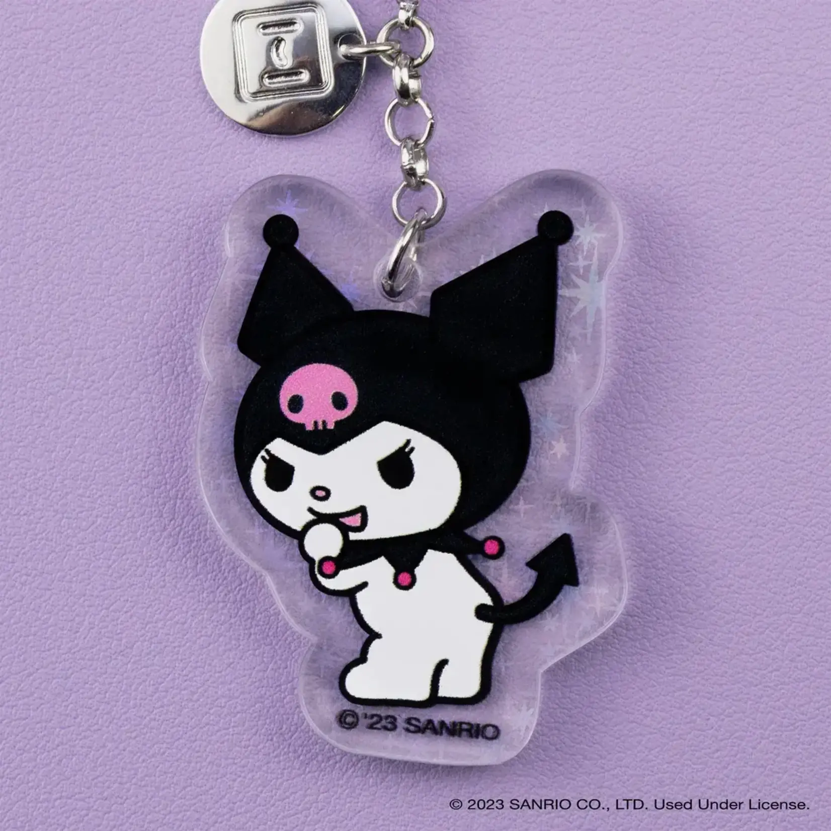 Sanrio Sanrio Beaded Charm Wrist Strap - Kuromi