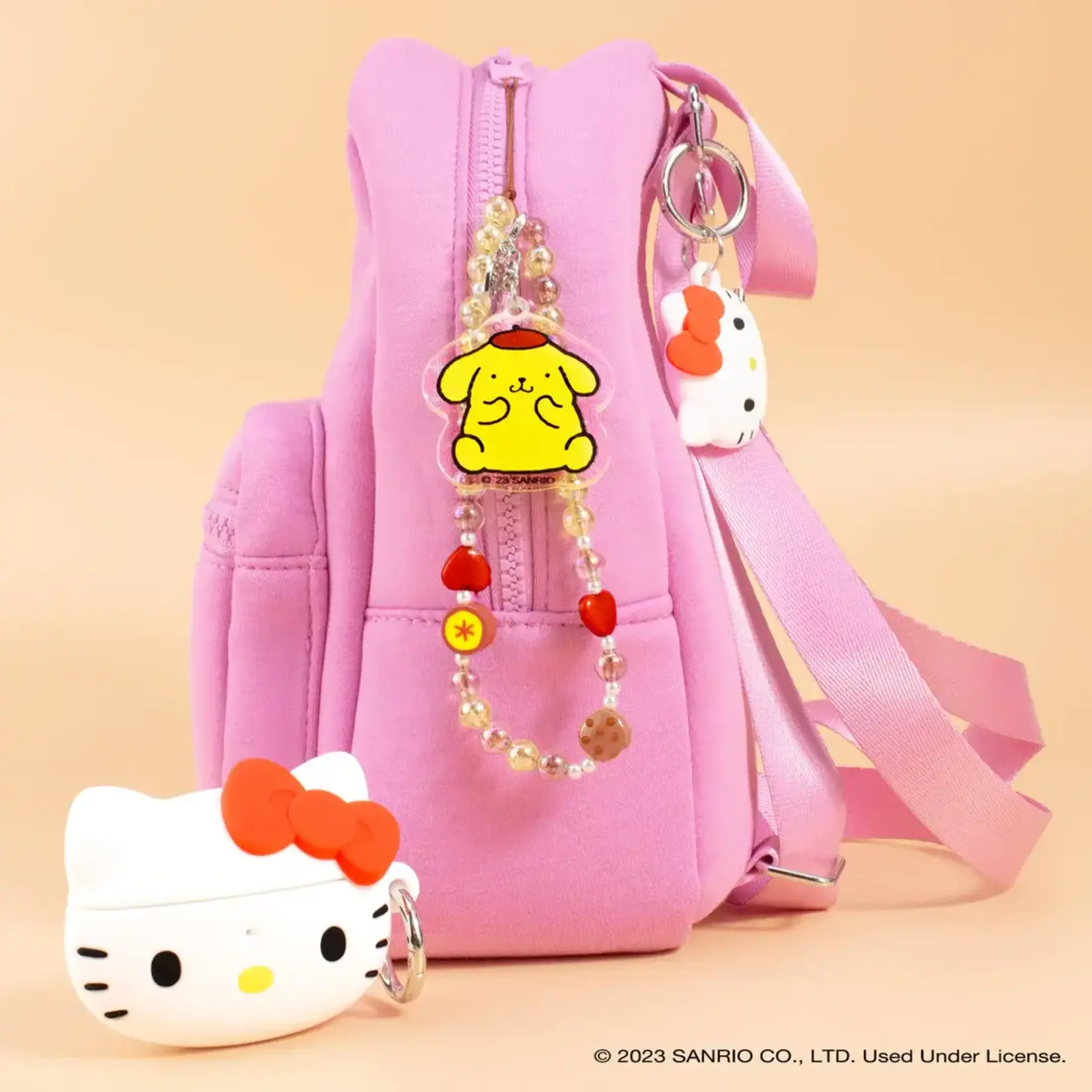 Sanrio Sanrio Beaded Charm Wrist Strap - Pompompurin