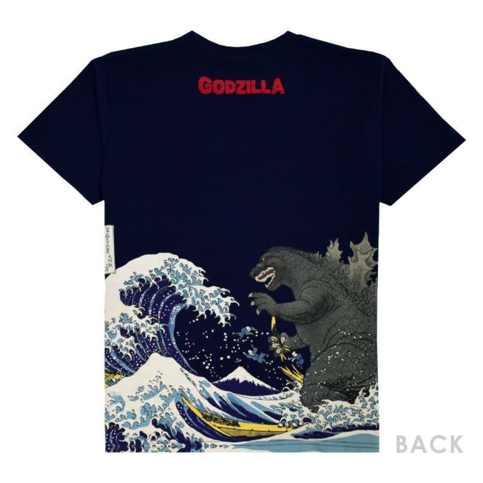 Toho T-Shirt - "36 Views of Mt. Fuji (Navy)"  Godzilla W4-0006 -
