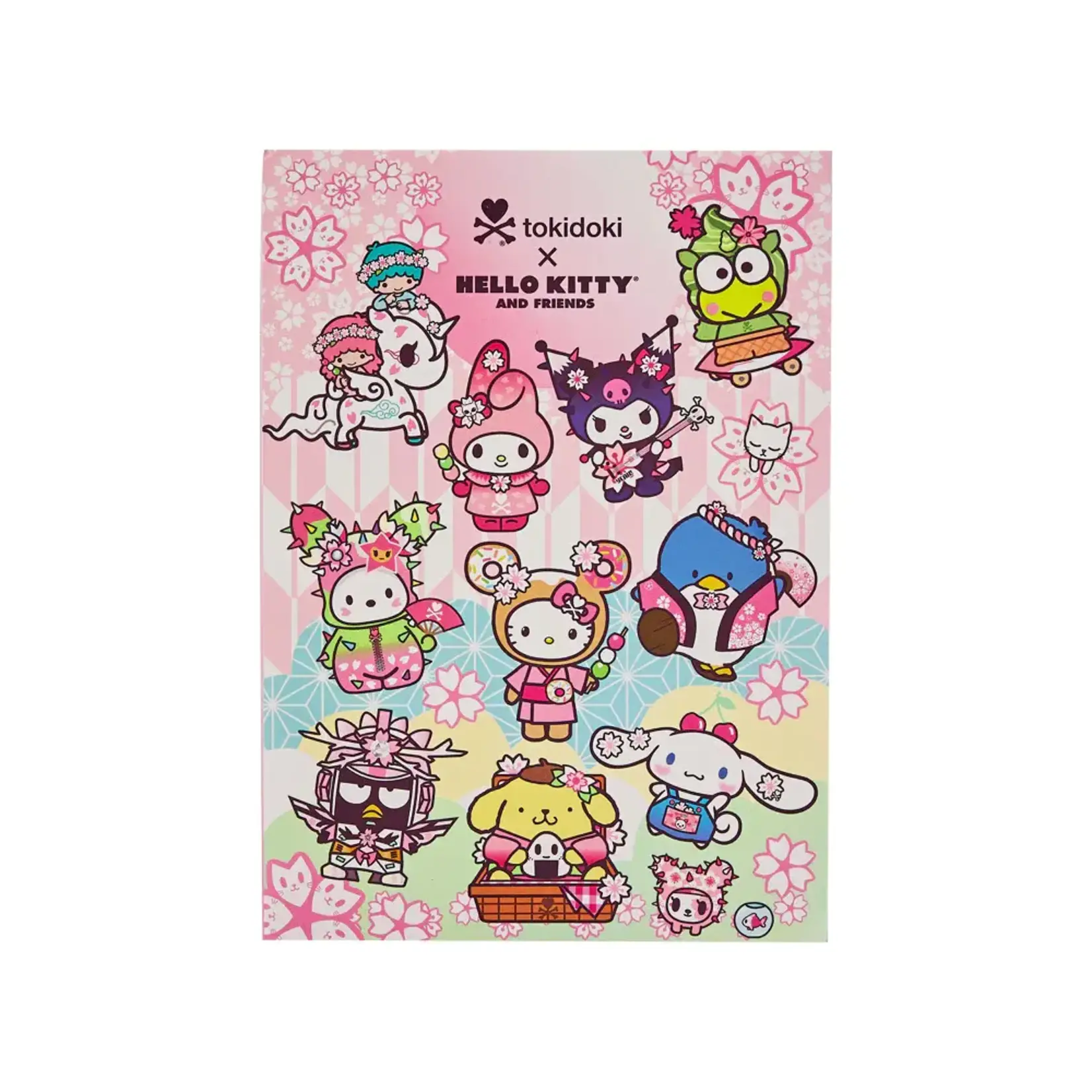 tokidoki Notebook - Kitty and Friends Sakura Maturi