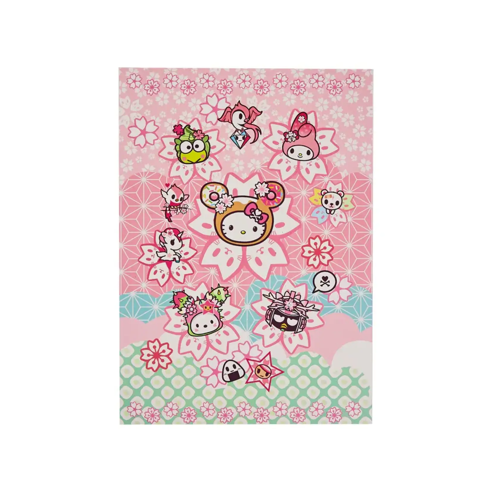 tokidoki Notebook - Kitty and Friends Sakura Maturi