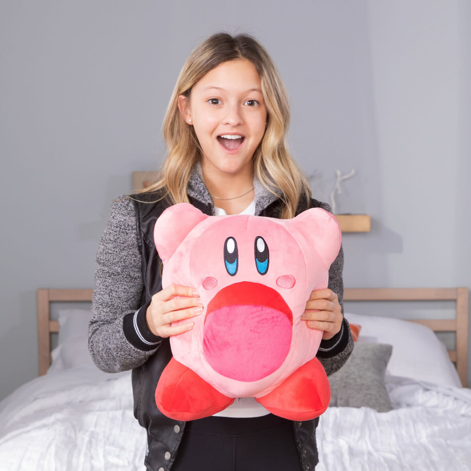 Club Mocchi-Mocchi- Inhaling Kirby Mega Plush T12786