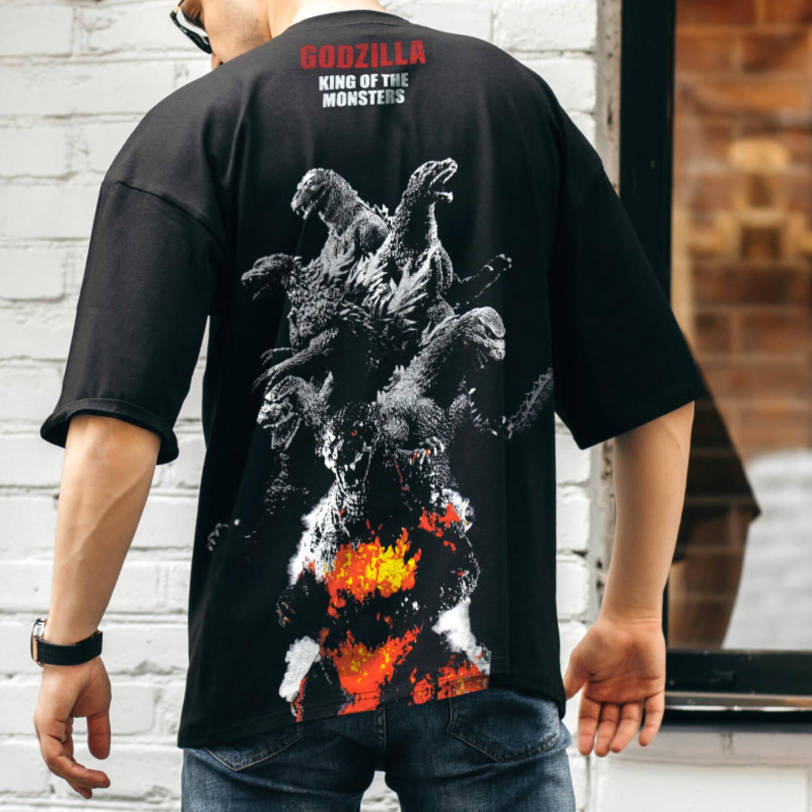 Godzilla t shirt discount