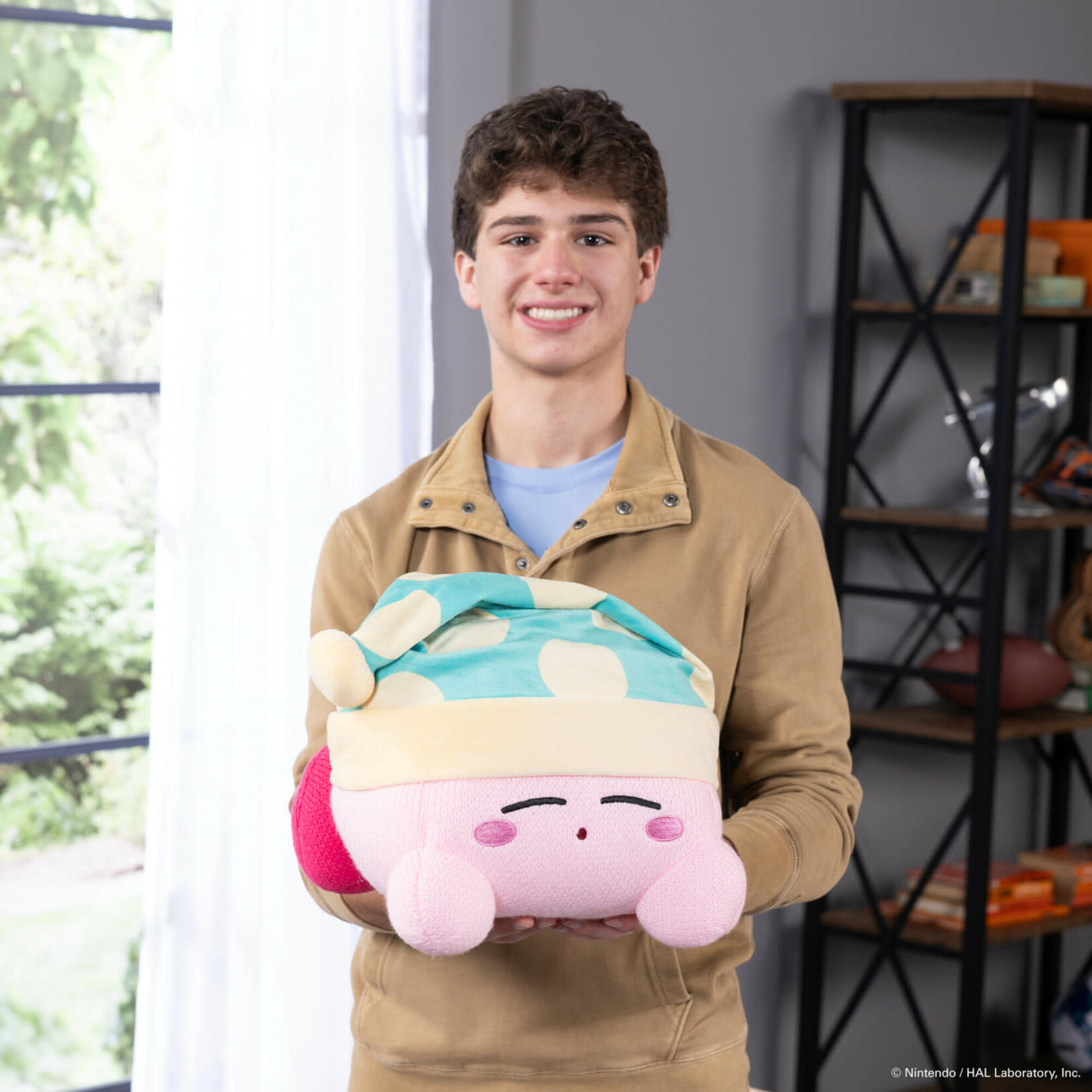 Club Mocchi-Mocchi- Sleeping Kirby Nuiguru Knit  Mega T12477