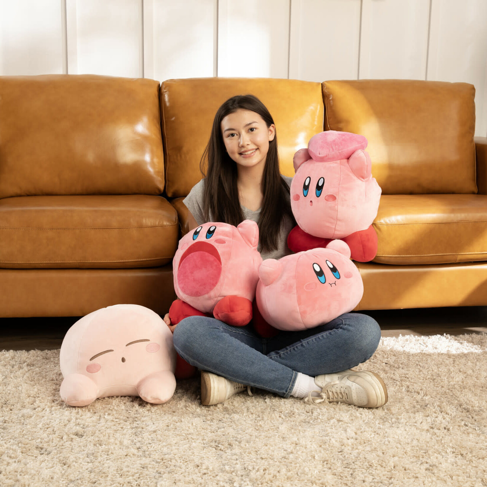 Club Mocchi-Mocchi- Suya Suya Sleeping Friend Kirby Mega Plush T12451B