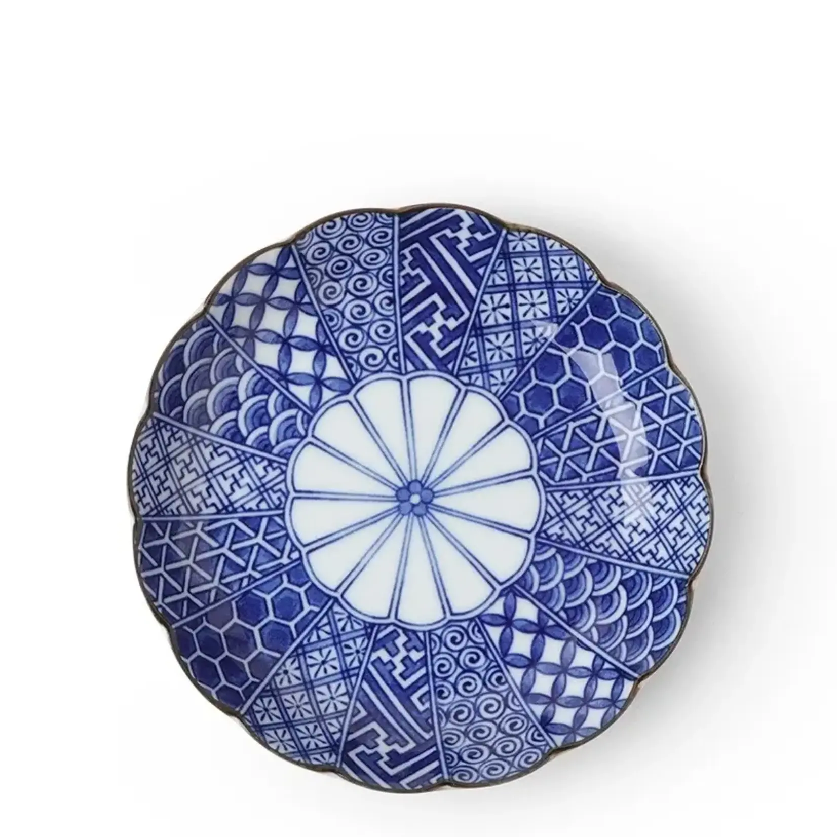 Plate Blue Nishiki 6.25" J6335