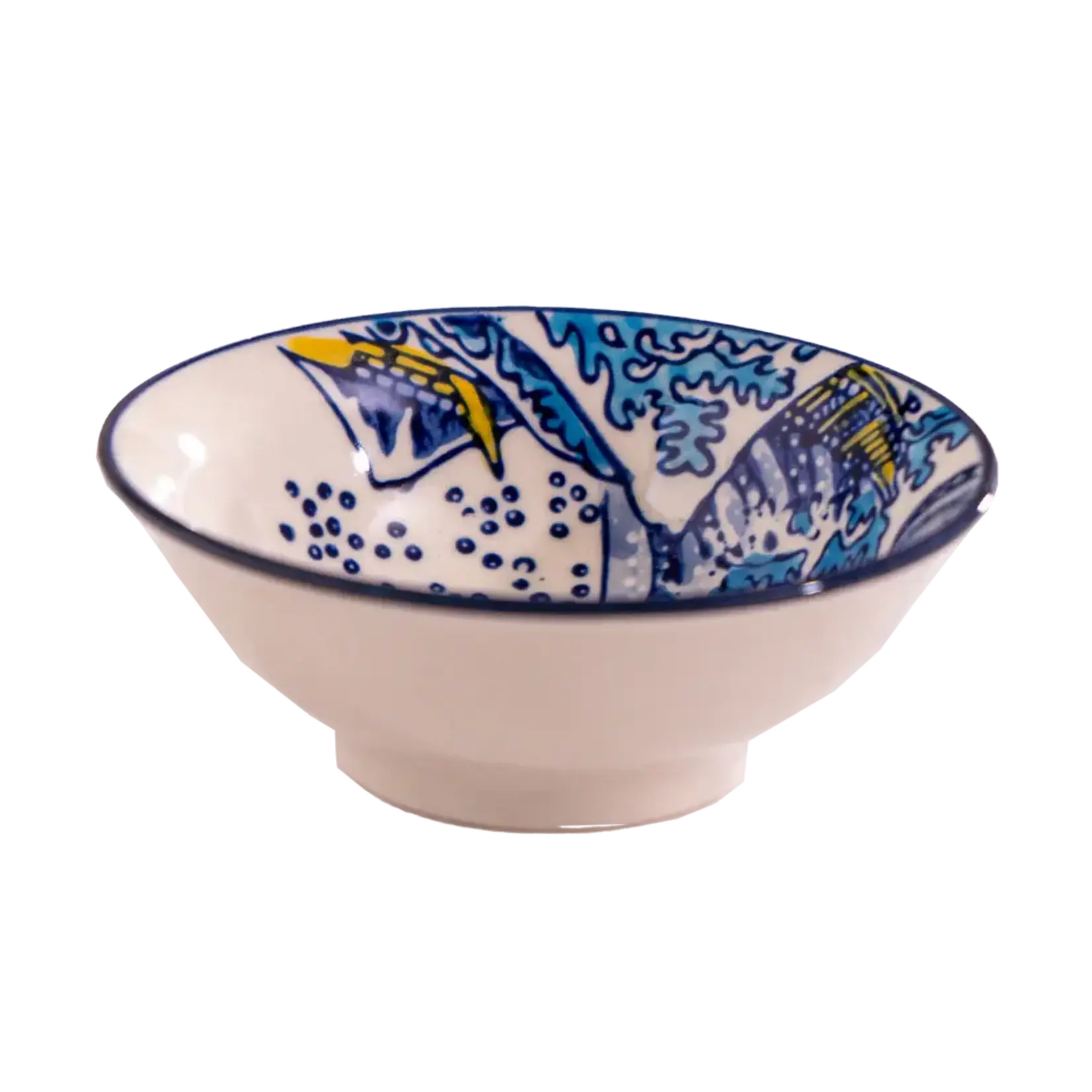 Sauce Dish - 3.75" Hokusai (Great Wave) - SCD375-WV