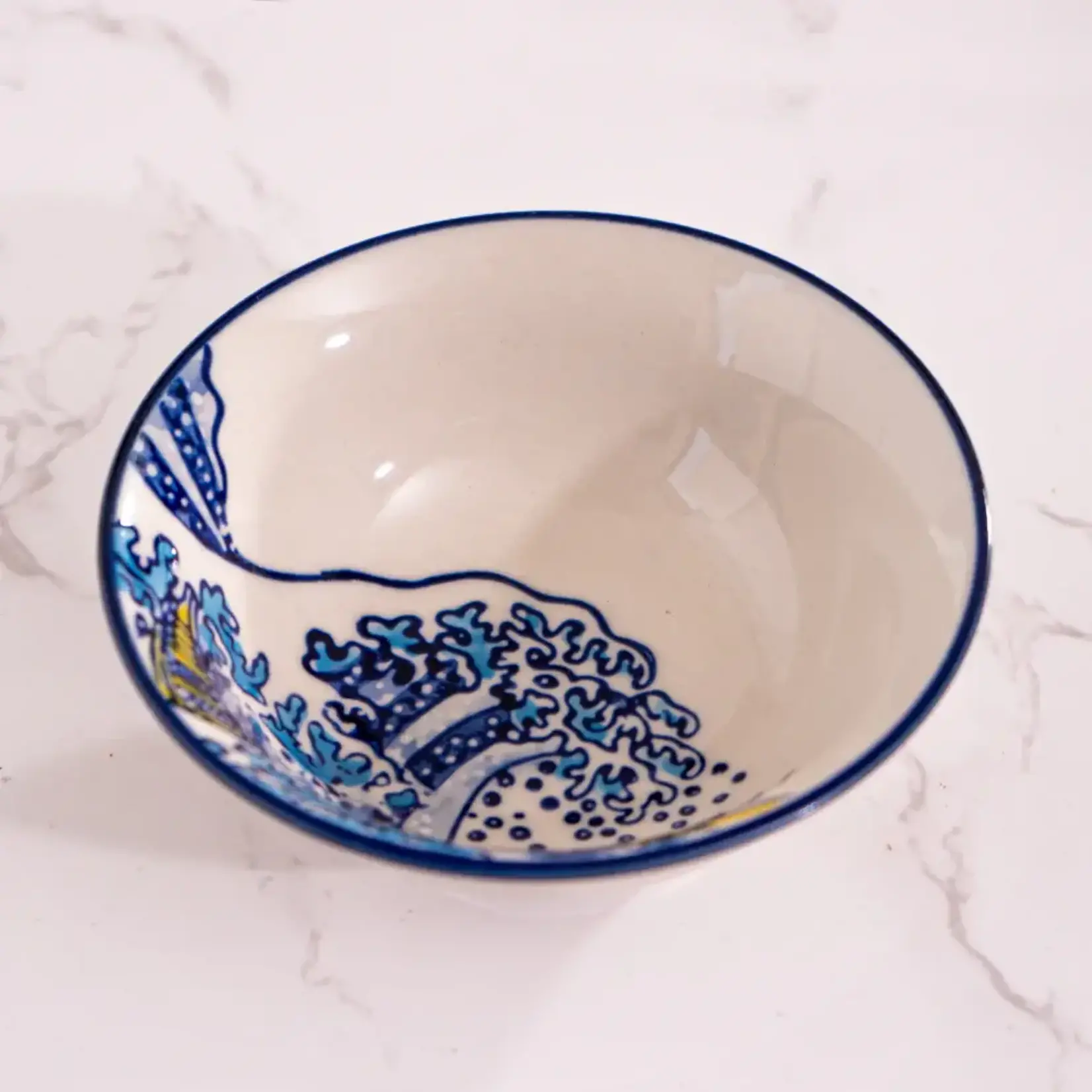 Sauce Dish - 3.75" Hokusai (Great Wave) - SCD375-WV