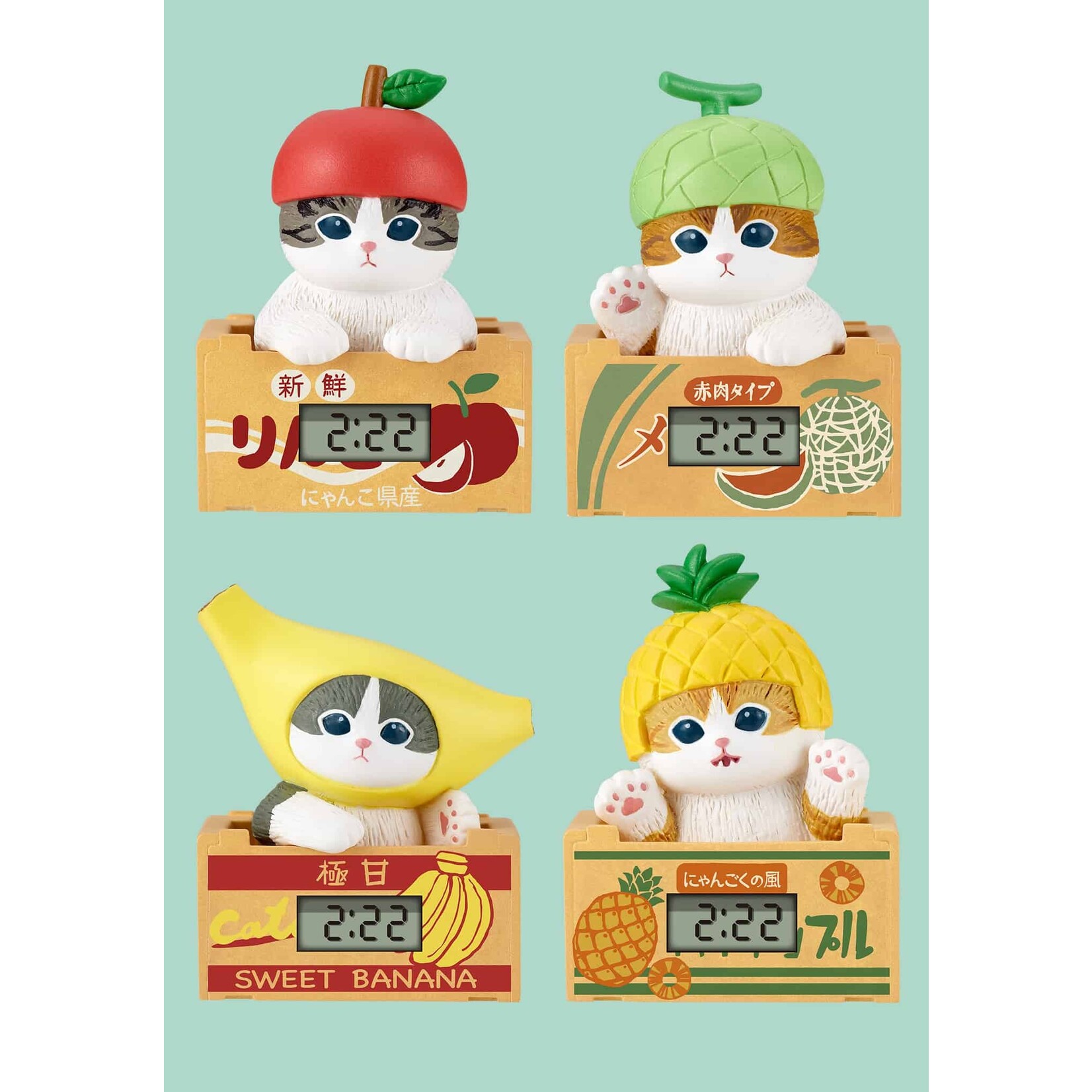 Kitan Club Blind Box - Kitan Club - Mofusand Desk Clock (Fruit) KC-086