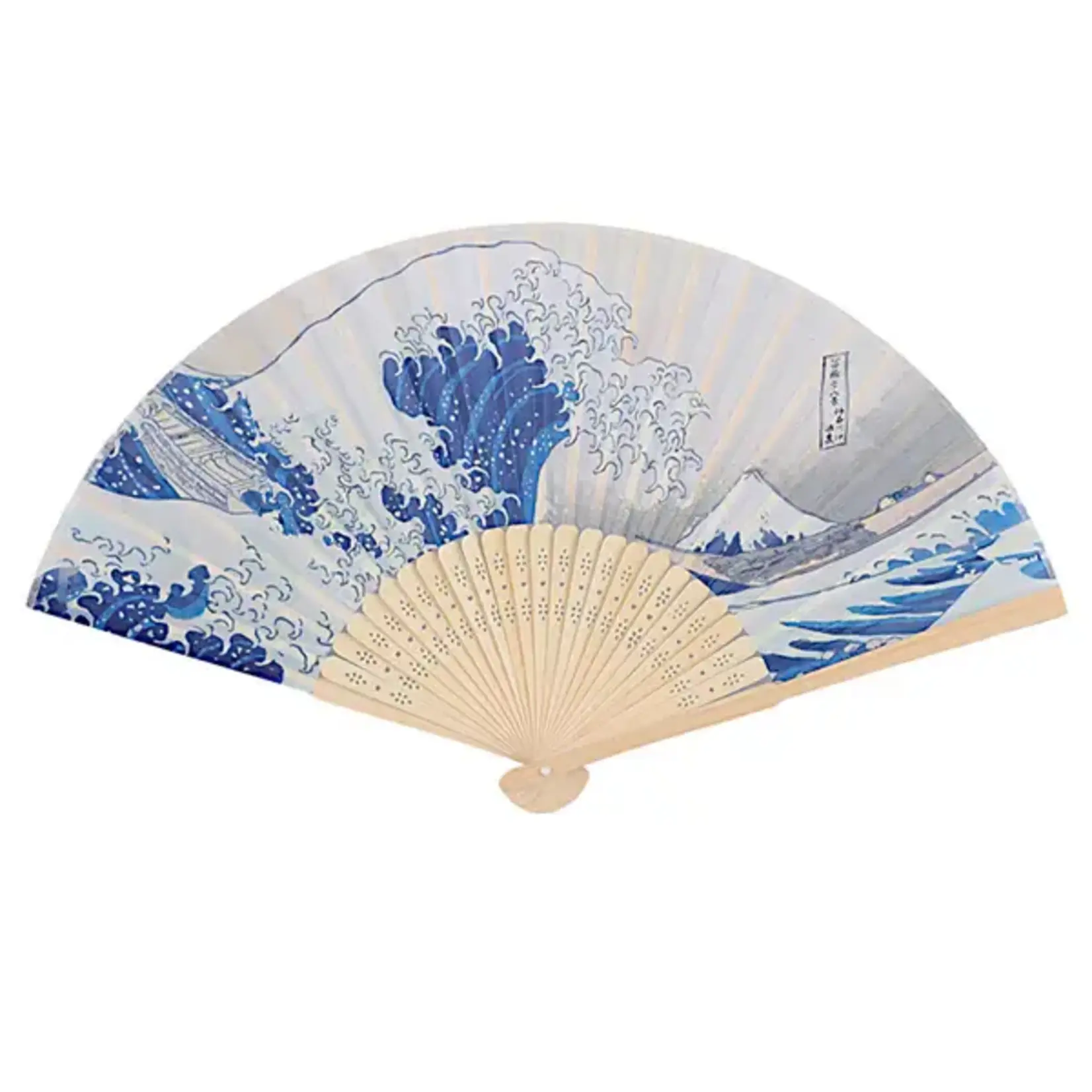 Fan - 9" Paper Sensu - Great Wave - #06