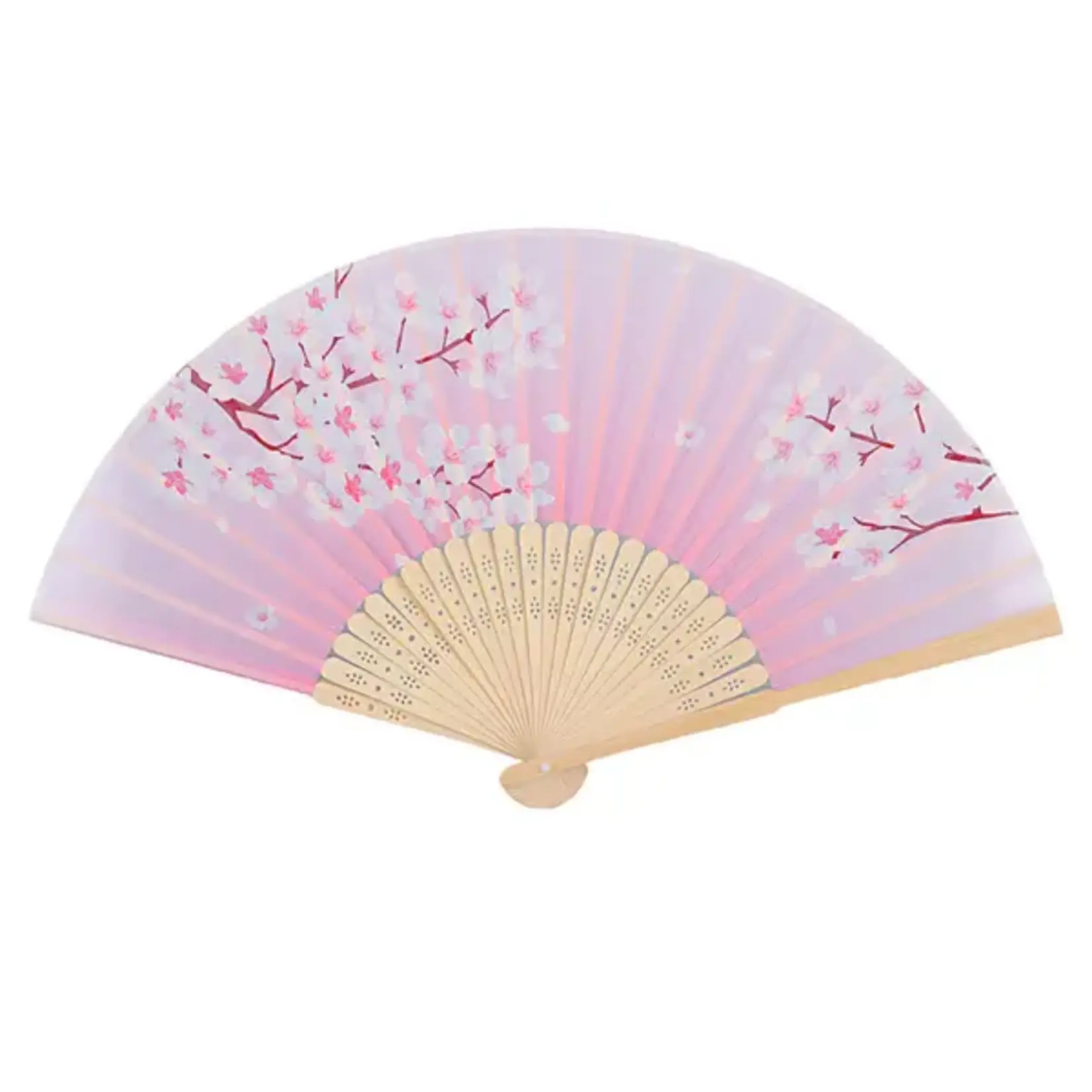 Fan - 9" Paper Sensu - Sakura Cherry Blossoms - #03
