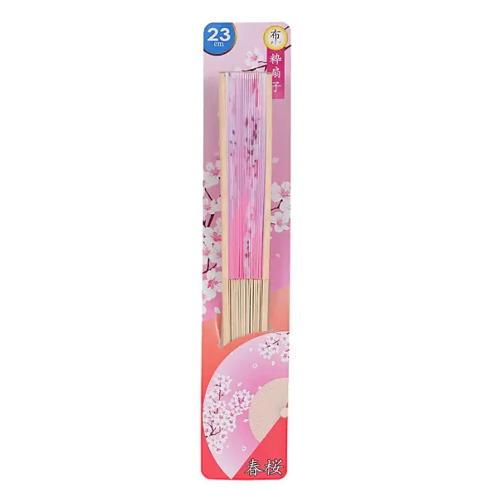 Fan - 9" Paper Sensu - Sakura Cherry Blossoms - #03