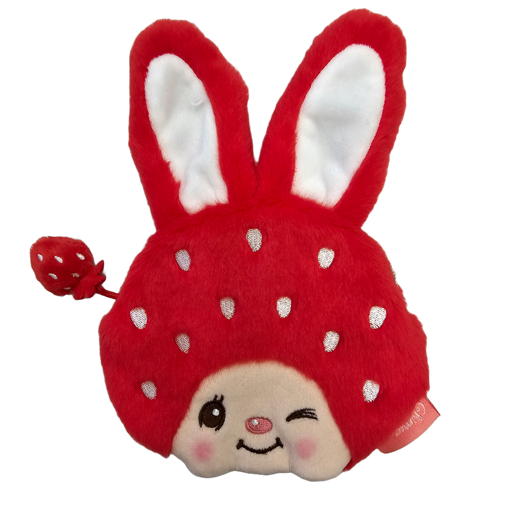Monchhichi Strawberry Girl 4.5" Plush Coin Purse GSB03003