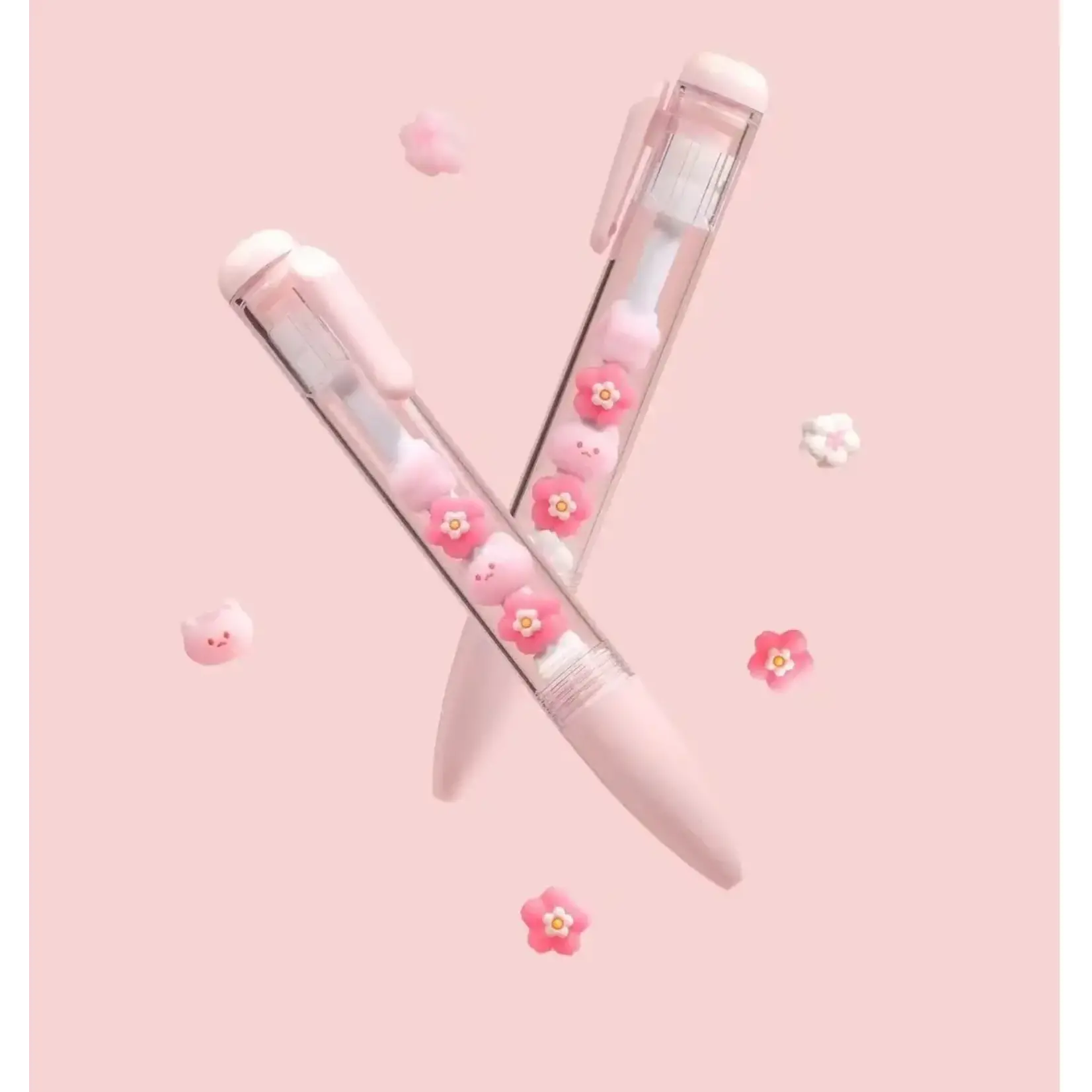 Kuki Sakura Cat Gel Pen - 22620