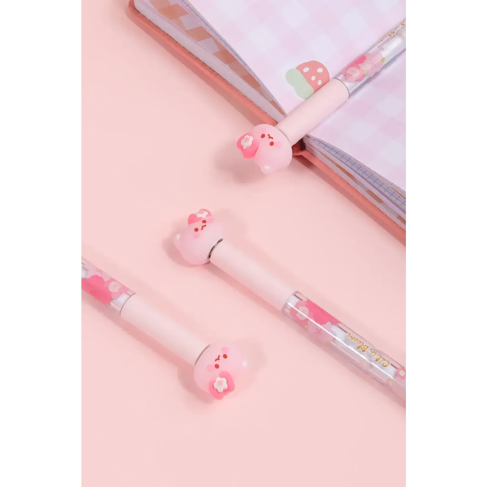 Kuki Sakura Cat Spinning Gel Pen - 22631