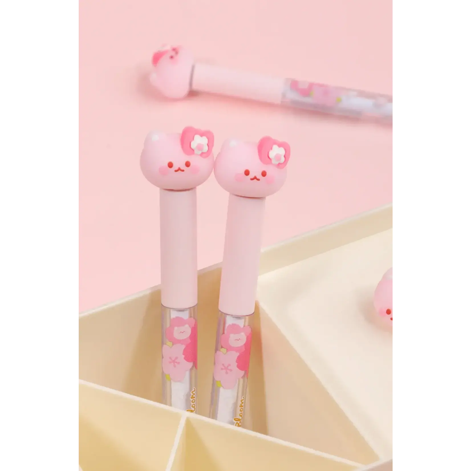 Kuki Sakura Cat Spinning Gel Pen - 22631