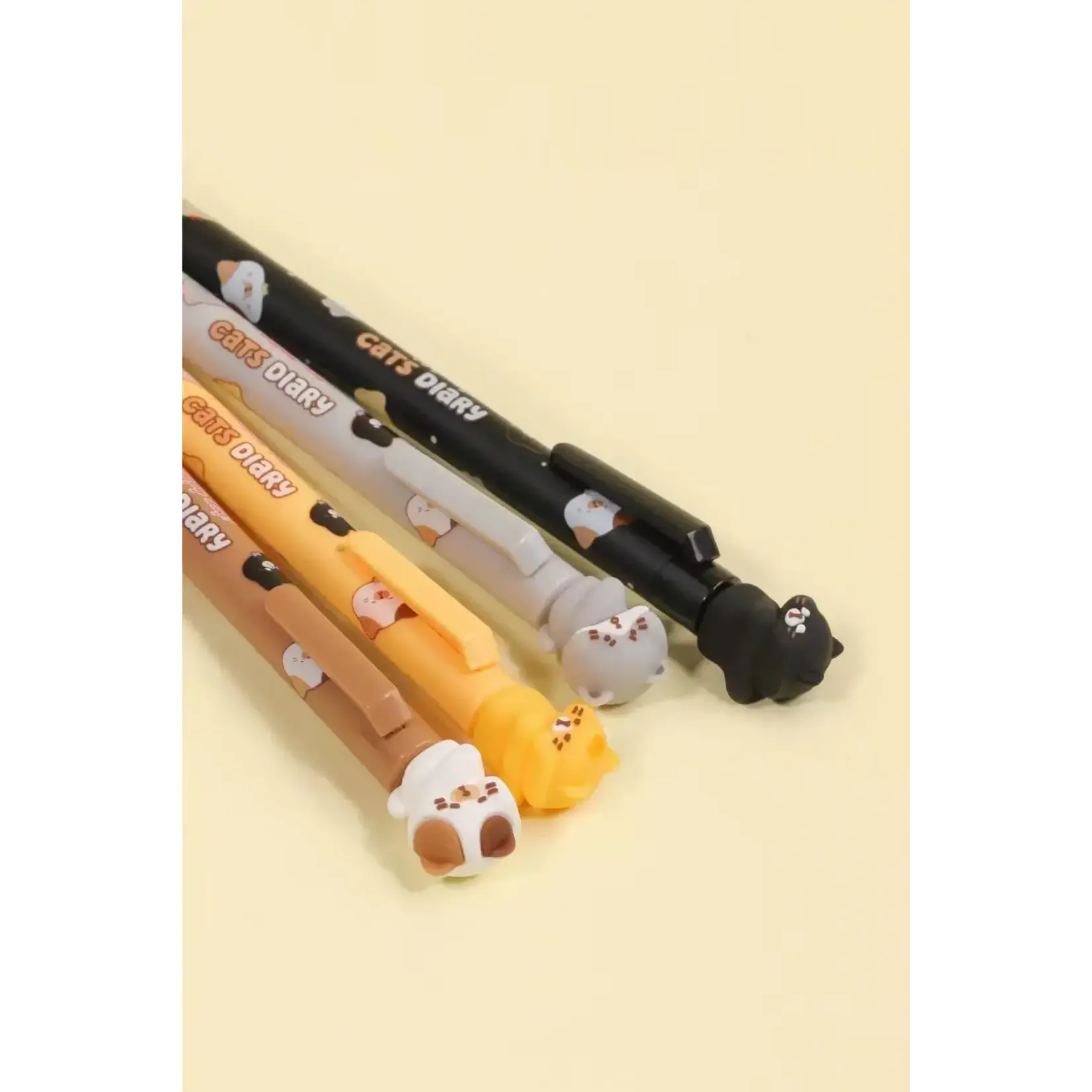 Kuki Cat Diary Twin Pack Gel Pen - 22642