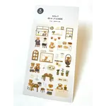 Bear Cafe Stickers - 01145