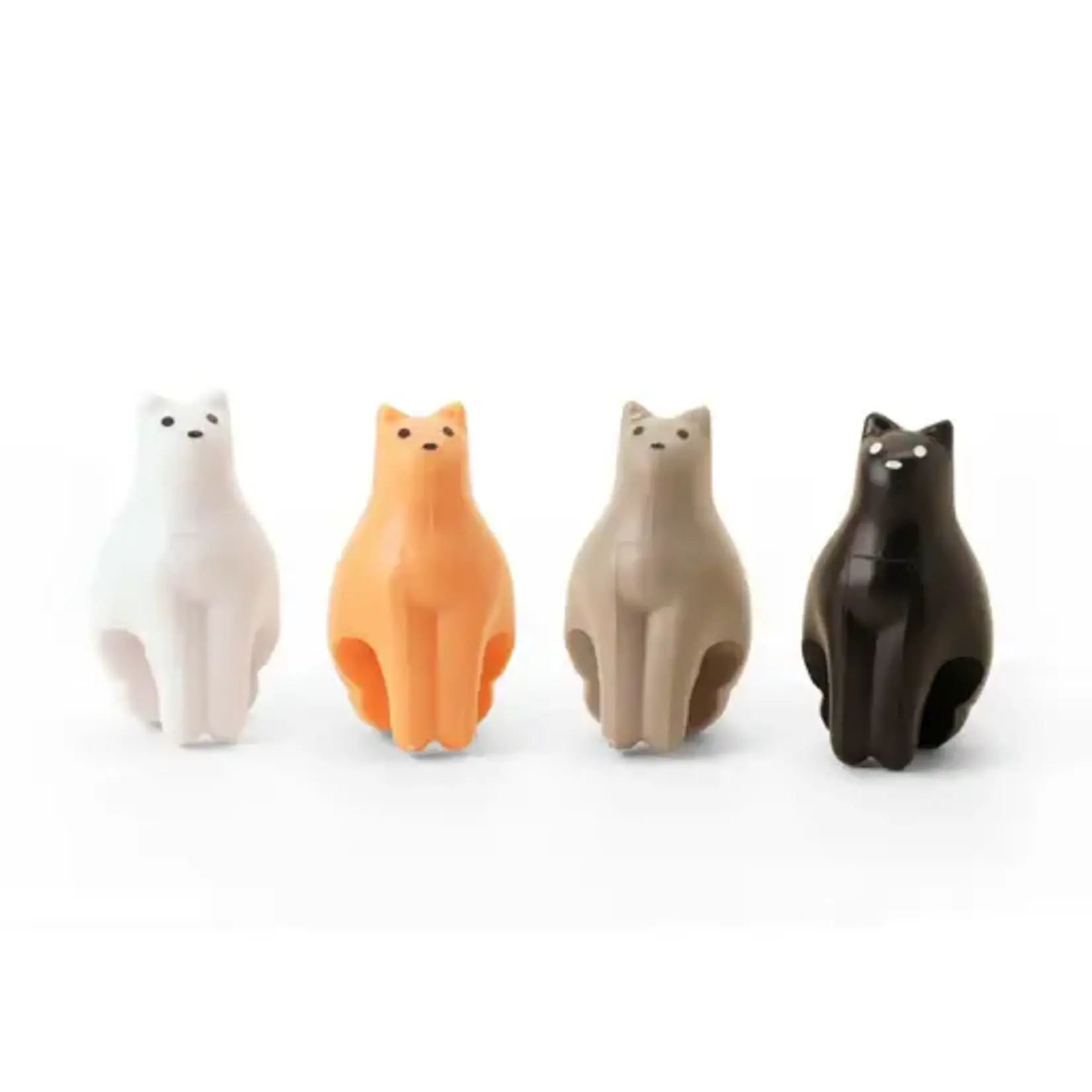 Tea Holder Cat Set Of 4 - CU372