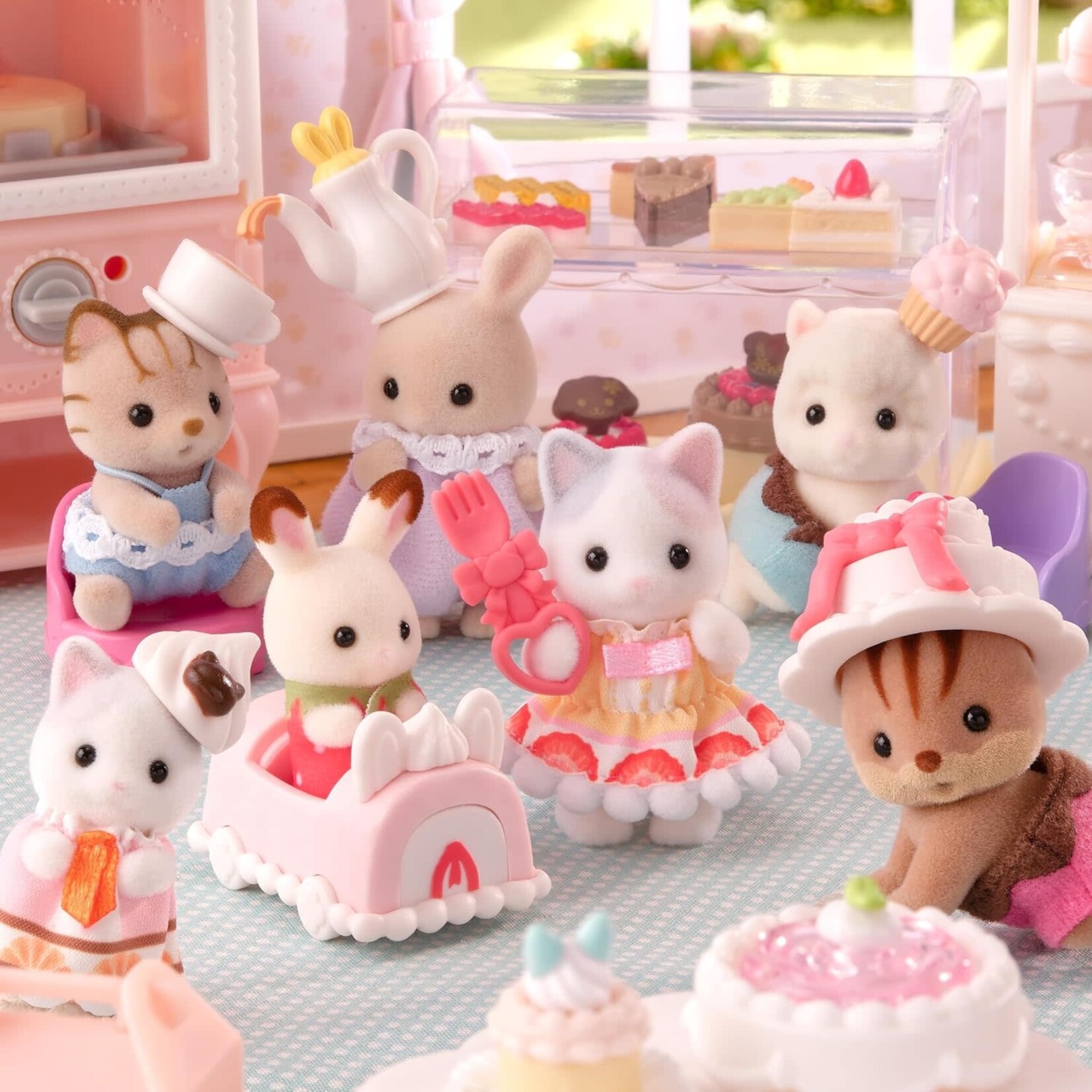 Calico Critters Calico Critters - Baking Baby Party Series CC2199