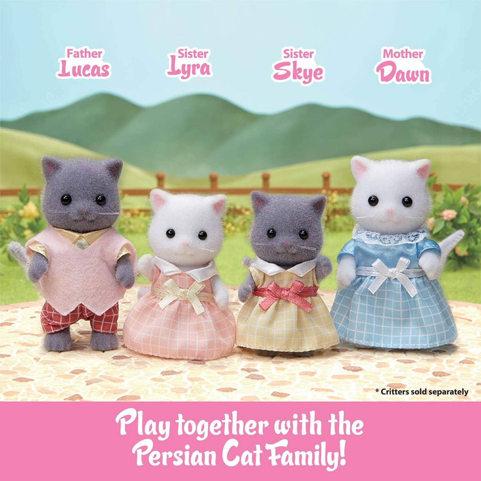 Calico Critters Calico Critters - Persian Cat Triplets CC1867