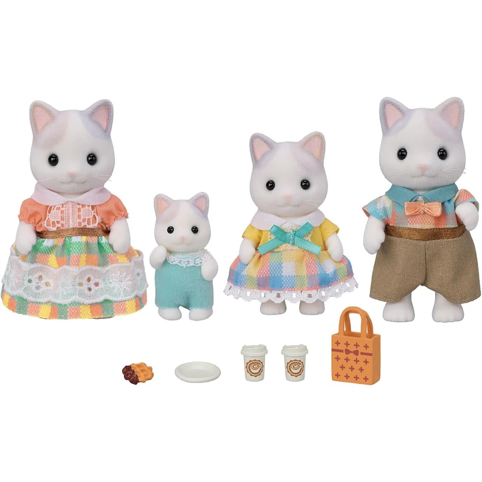 Calico Critters Calico Critters - Latte Cat Family CC2161