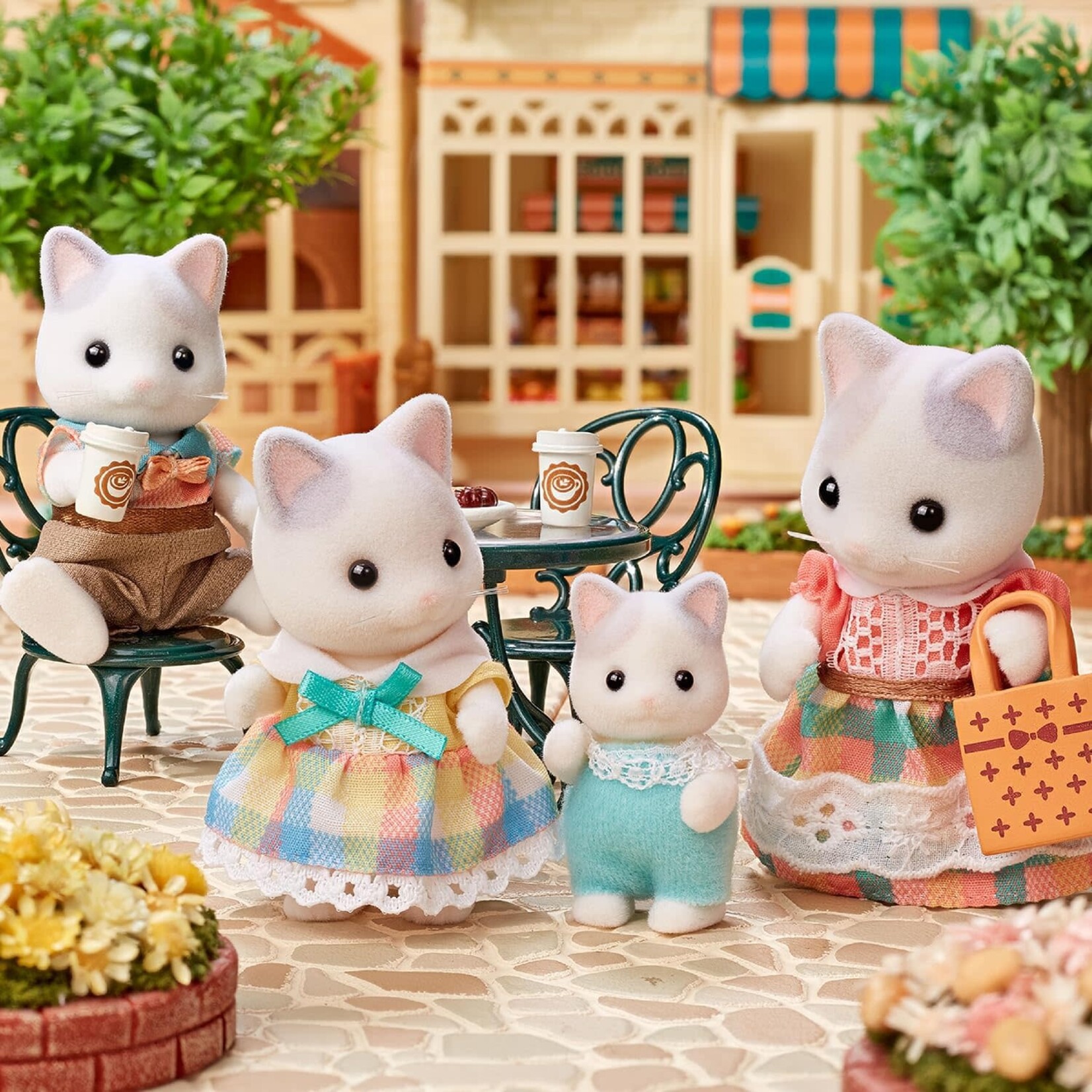 Calico Critters Calico Critters - Latte Cat Family CC2161