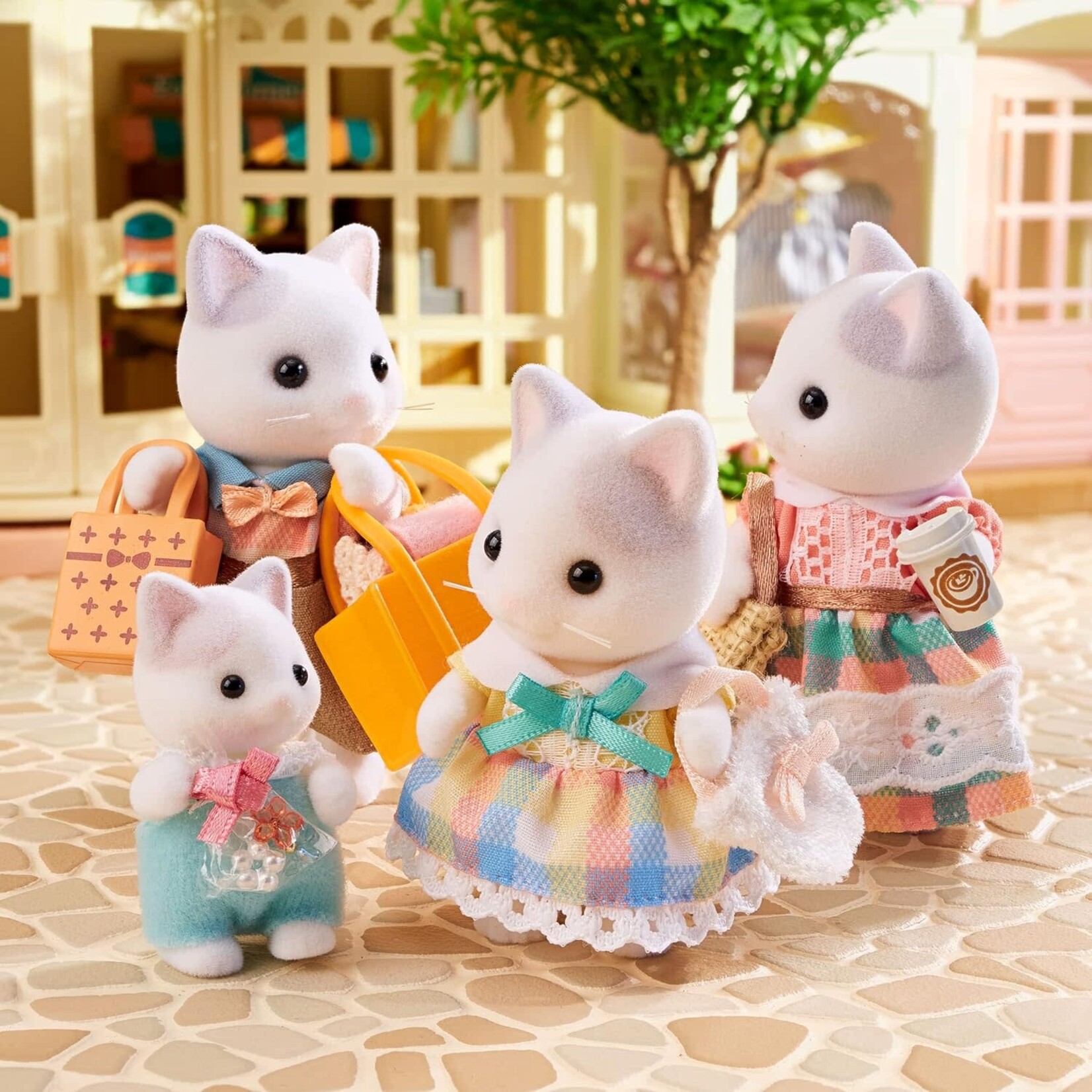 Calico Critters Calico Critters - Latte Cat Family CC2161