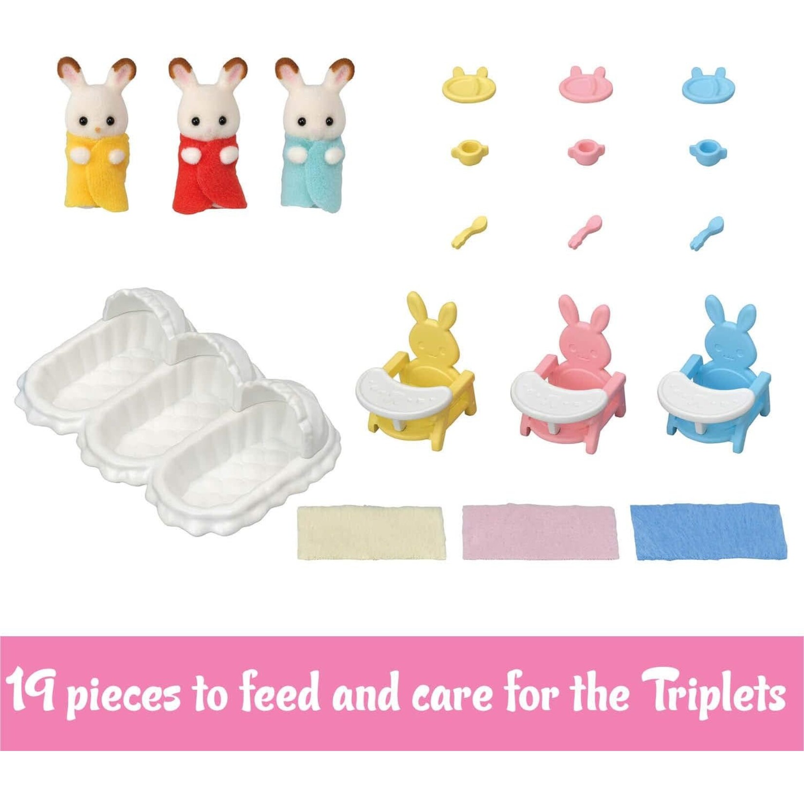 Calico Critters Calico Critters - Triplets Care Set CC1906