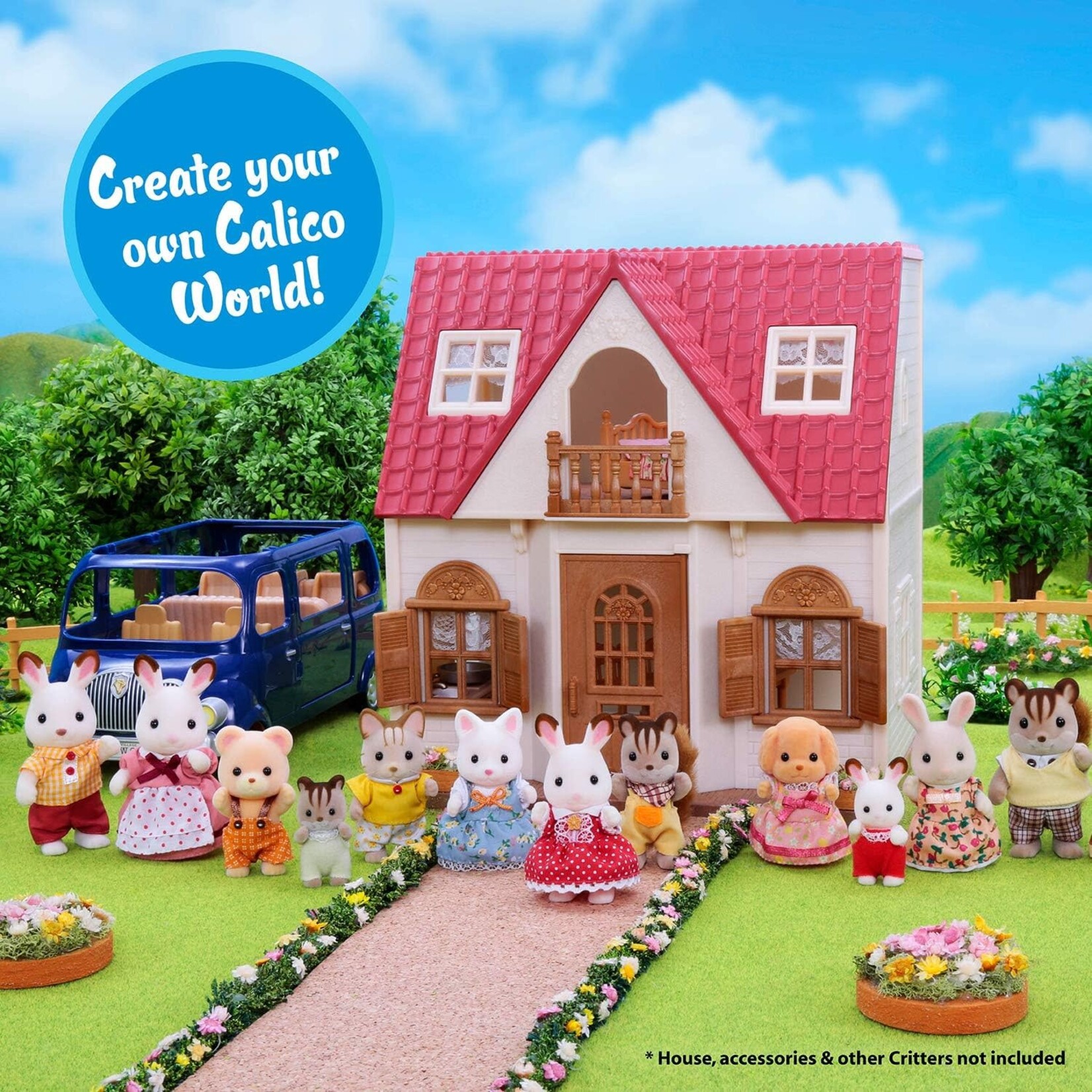 Calico Critters Calico Critters - Persian Cat Family CC1865