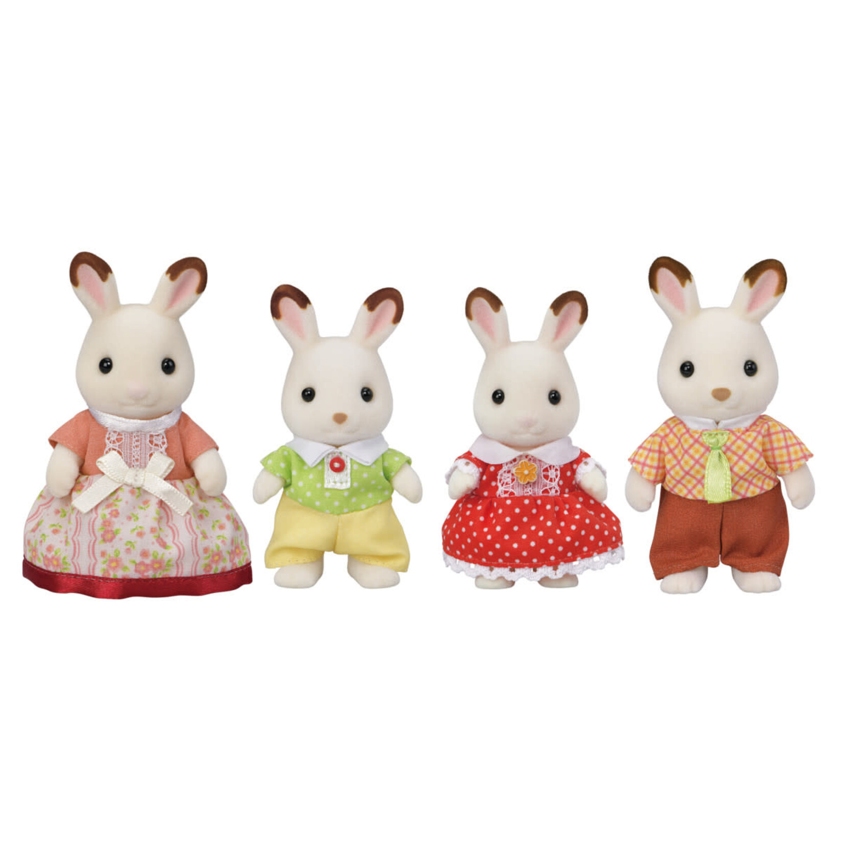 Calico Critters Calico Critters -  Chocolate Rabbit Family CC2028