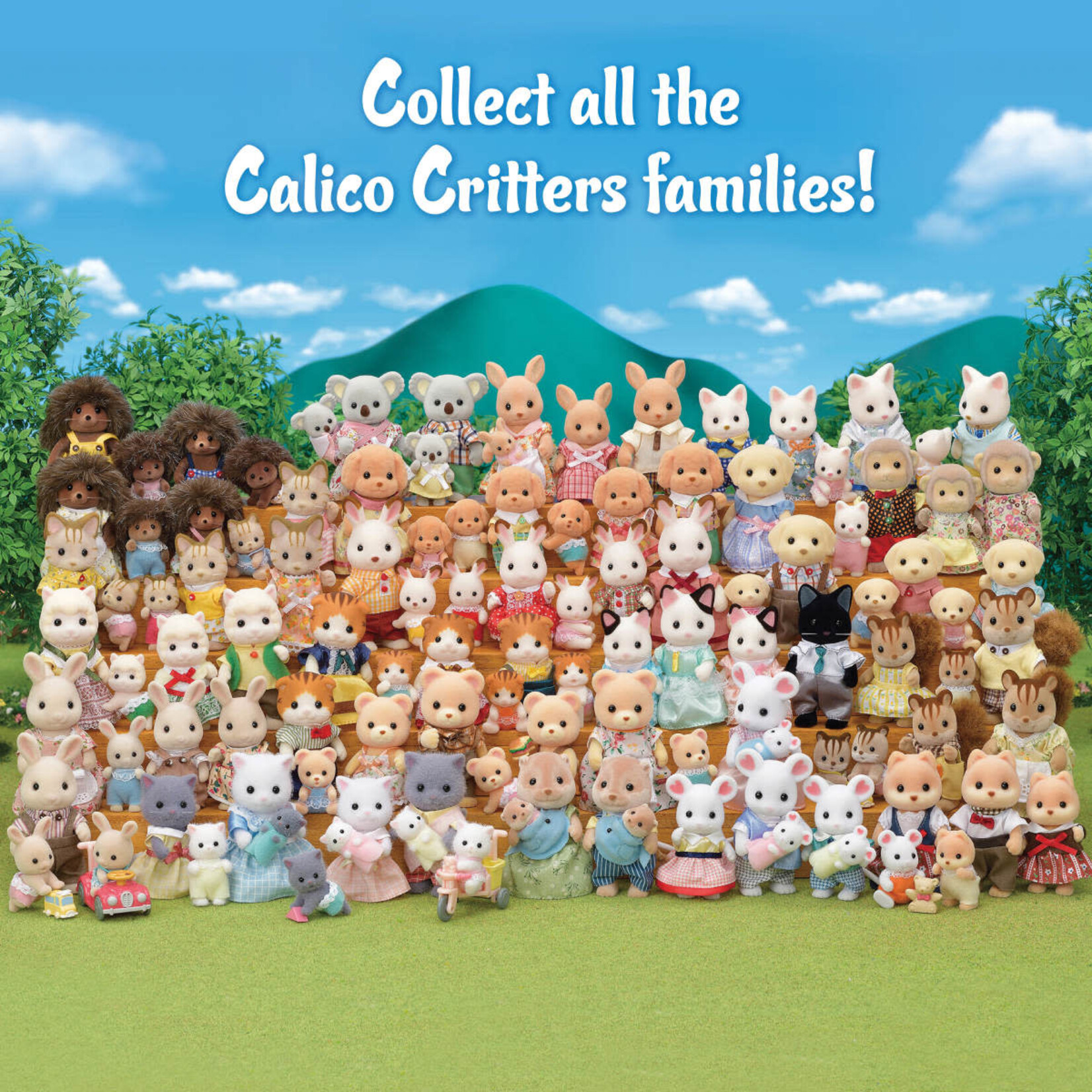 Calico Critters Calico Critters - Chocolate Rabbit Grandparents CC1567
