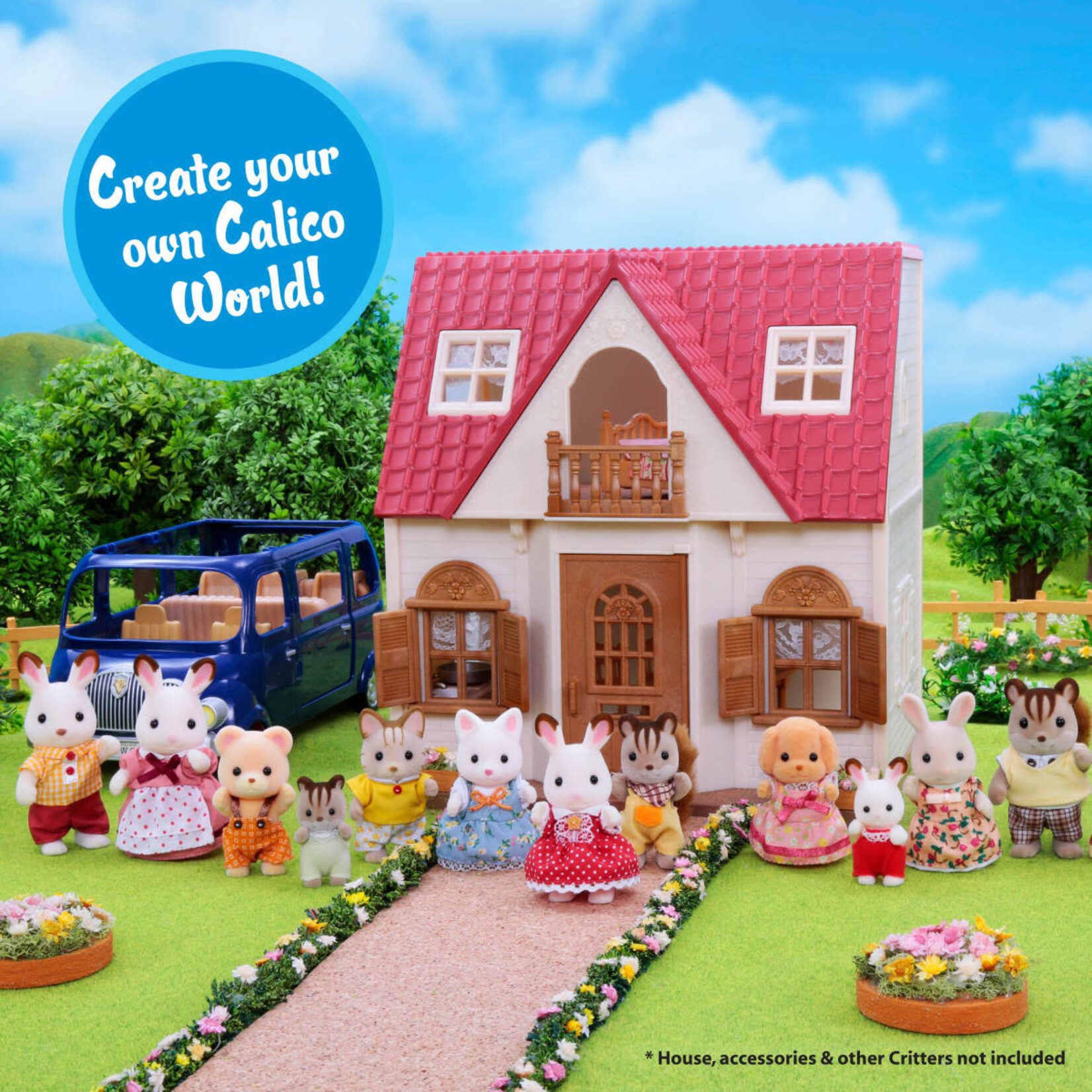 Calico Critters Calico Critters - Chocolate Rabbit Grandparents CC1567