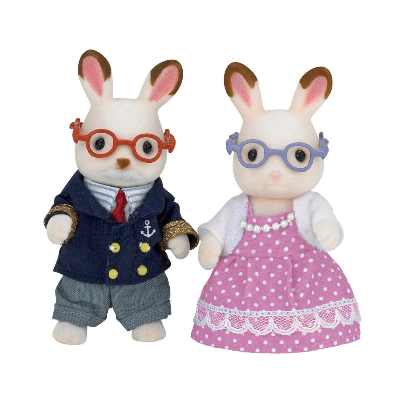 Calico Critters Calico Critters - Chocolate Rabbit Grandparents CC1567