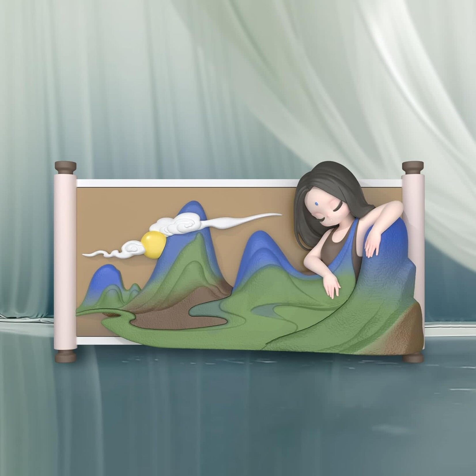 52Toys Blind Box - Sleep - Chinese Scrolls