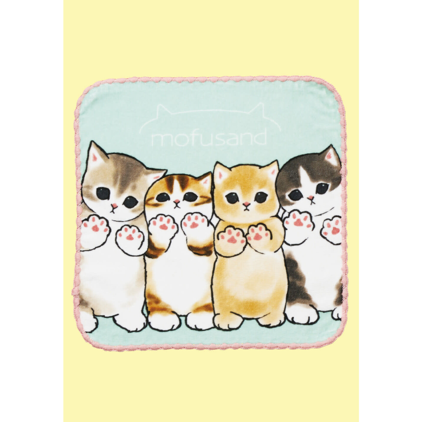 Marushin Washcloth - Mofusand Charm Towel (Friends) MRS-799651