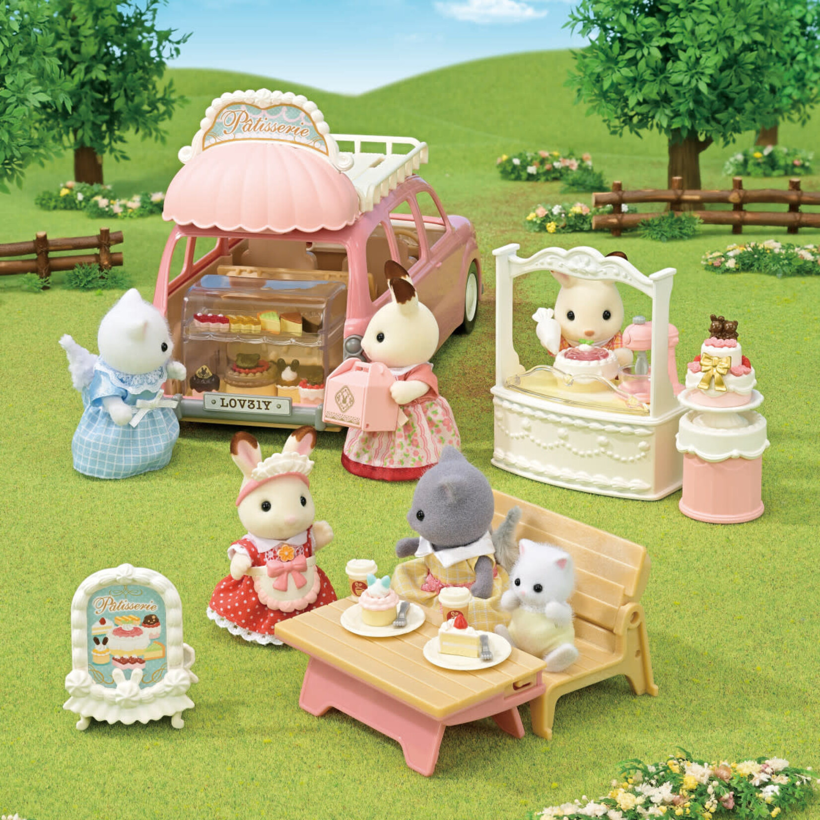 Calico Critters Calico Critters - Village Cake Shop Starter Set CC2215