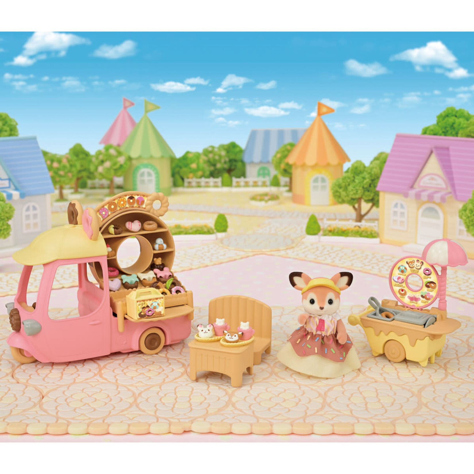 Calico Critters Calico Critters - Dip Dip Donuts Wagon CC2216