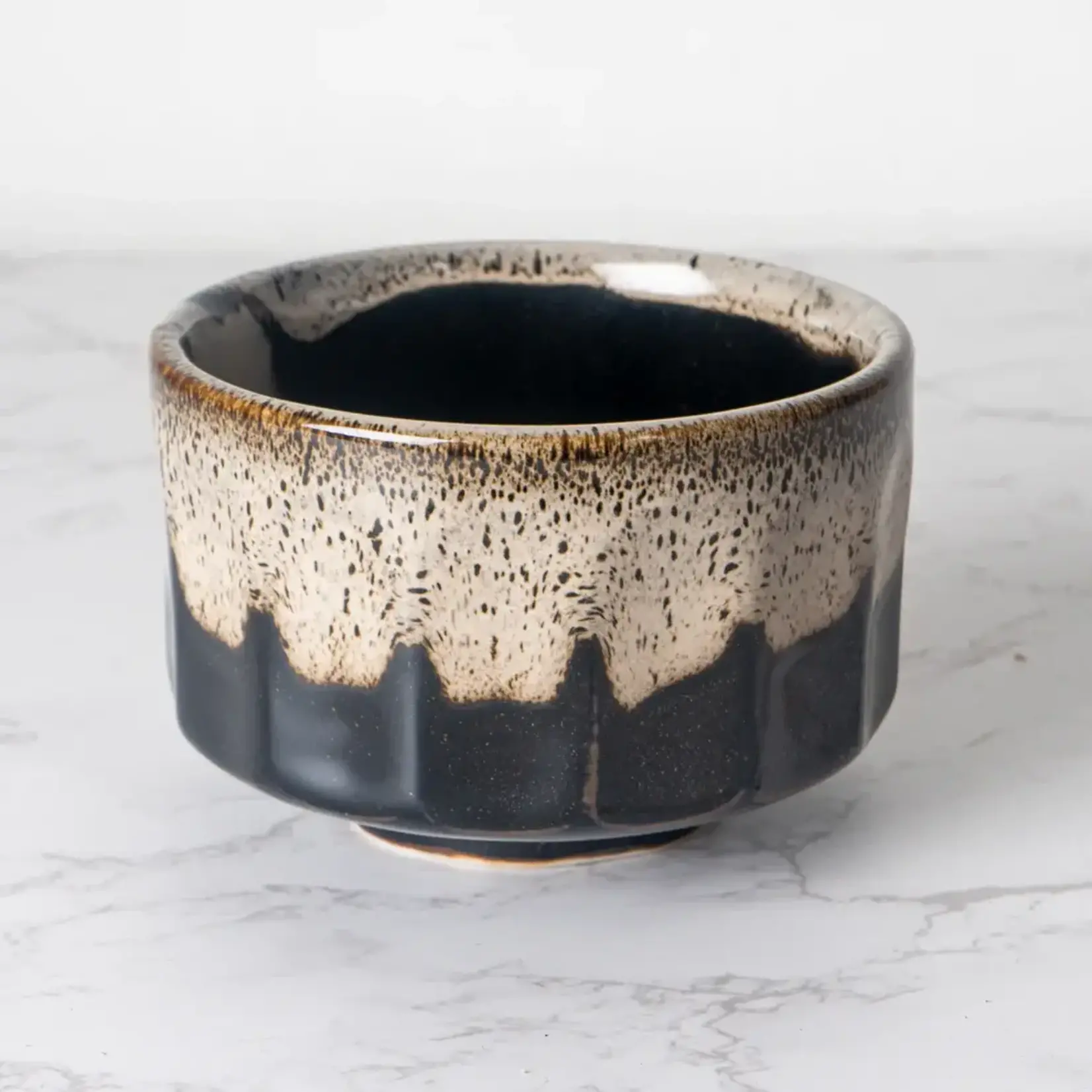 Matcha-wan Tetradecagon Brown White MCB425-T1