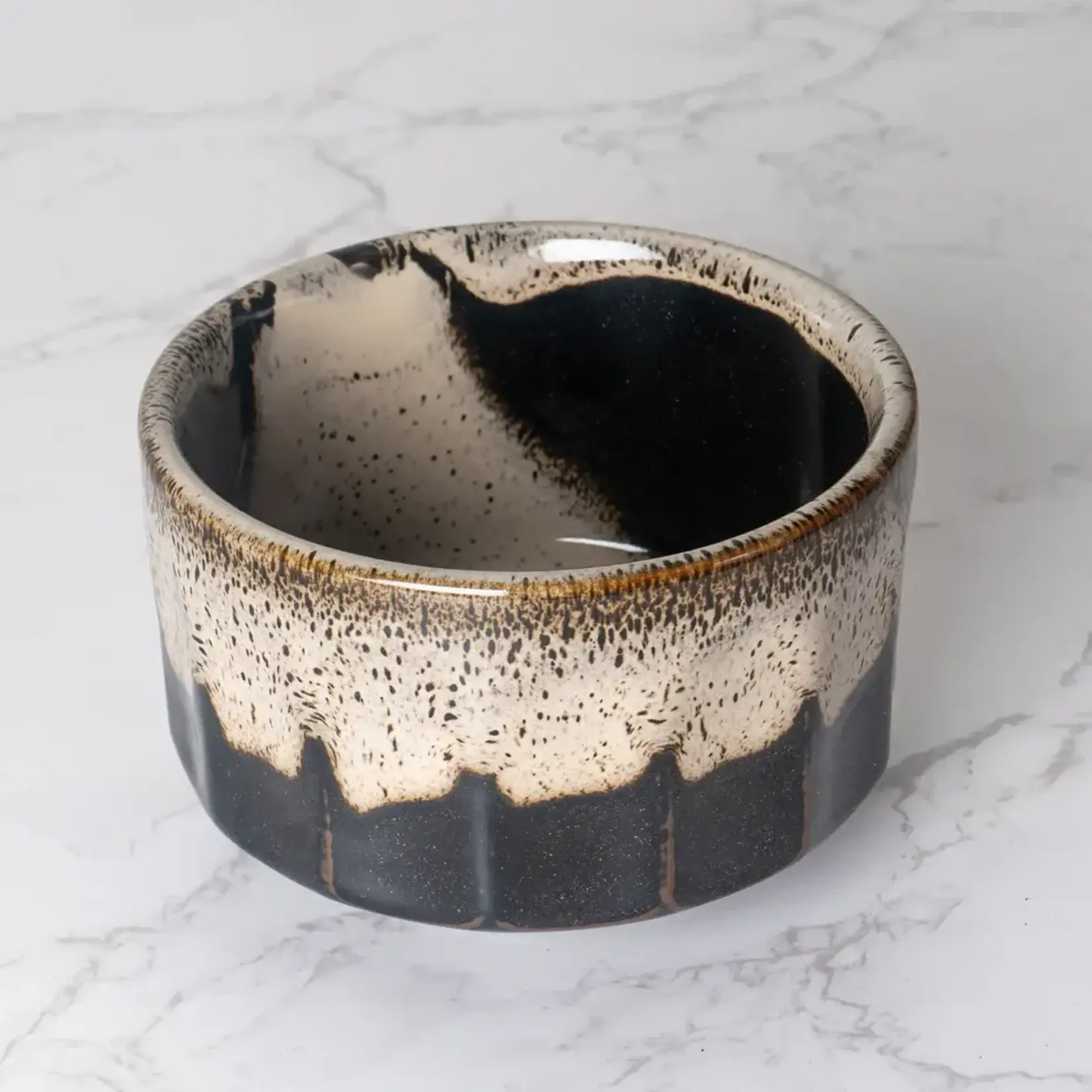 Matcha-wan Tetradecagon Brown White MCB425-T1