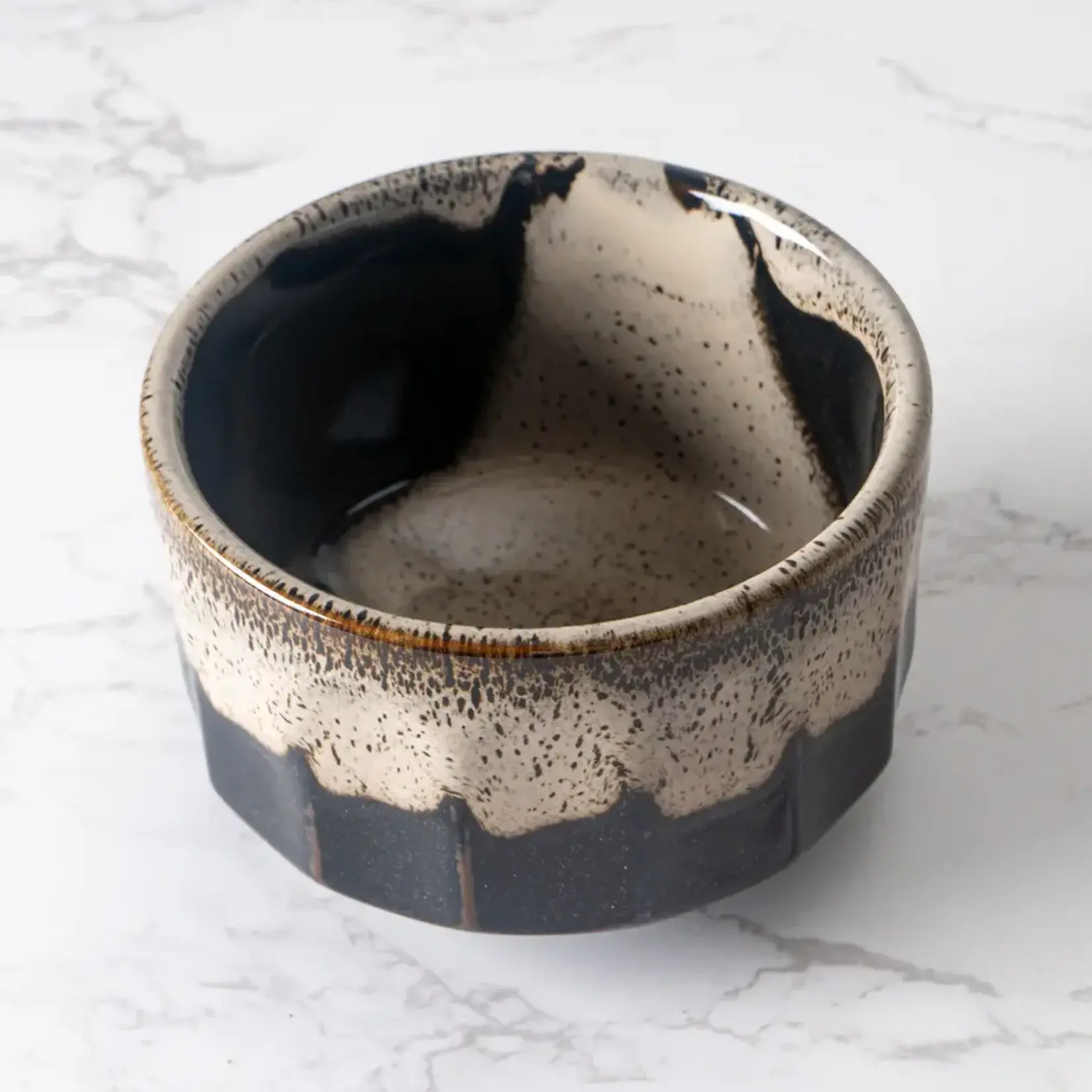 Matcha-wan Tetradecagon Brown White MCB425-T1