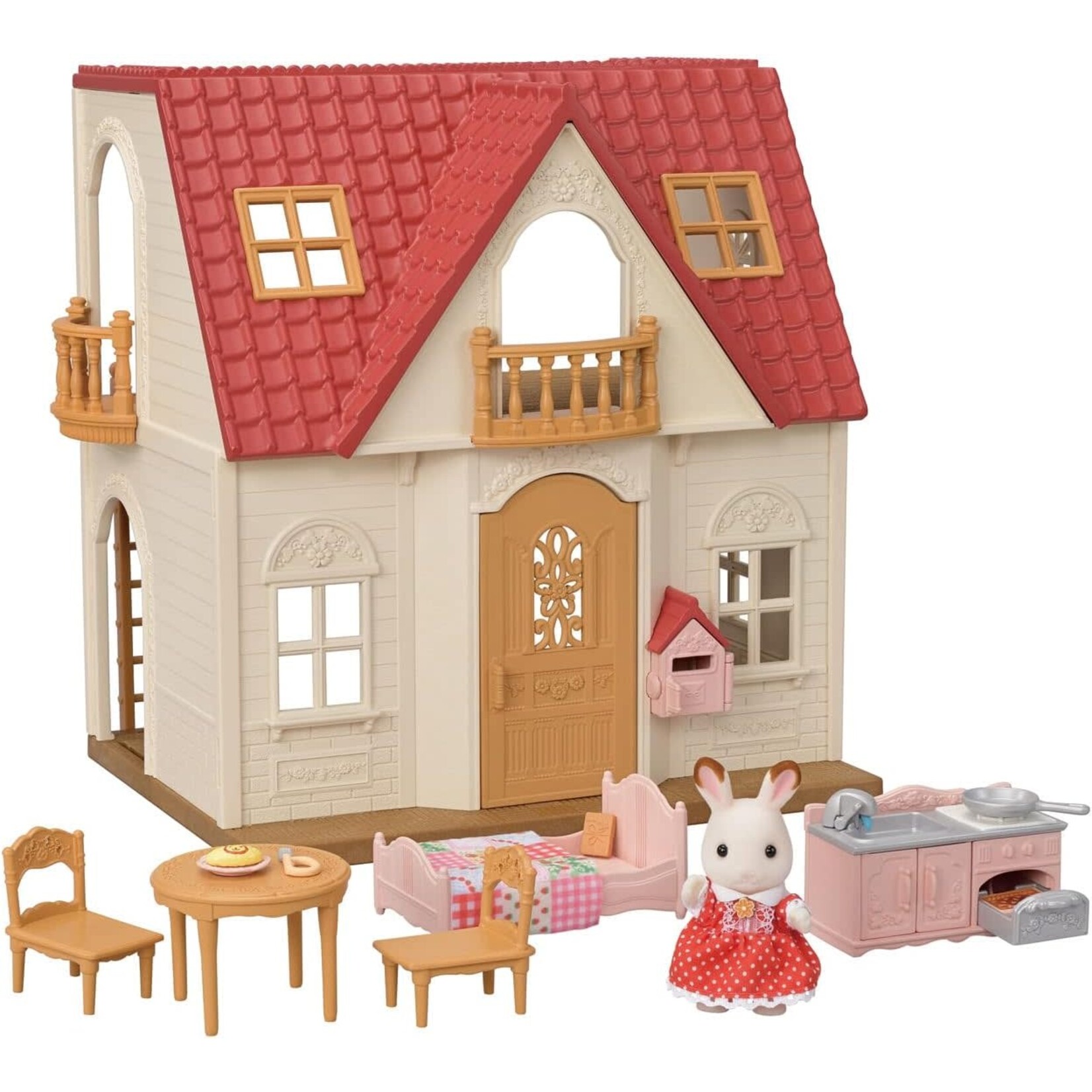 Calico Critters Calico Critters - Red Roof Cozy Cottage Starter Home CC2029