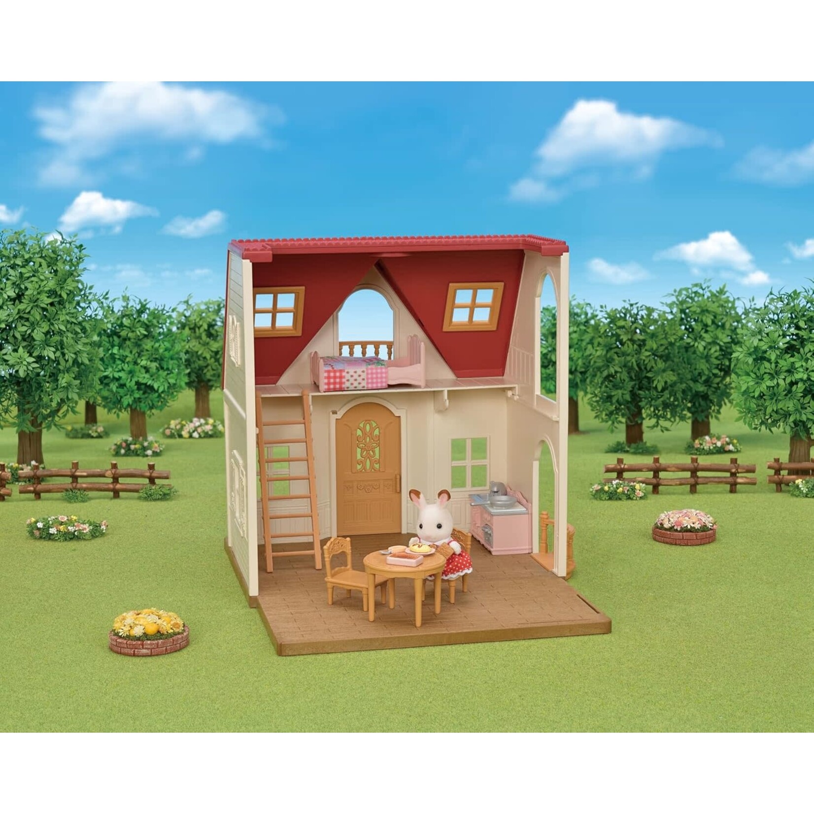 Calico Critters Calico Critters - Red Roof Cozy Cottage Starter Home CC2029